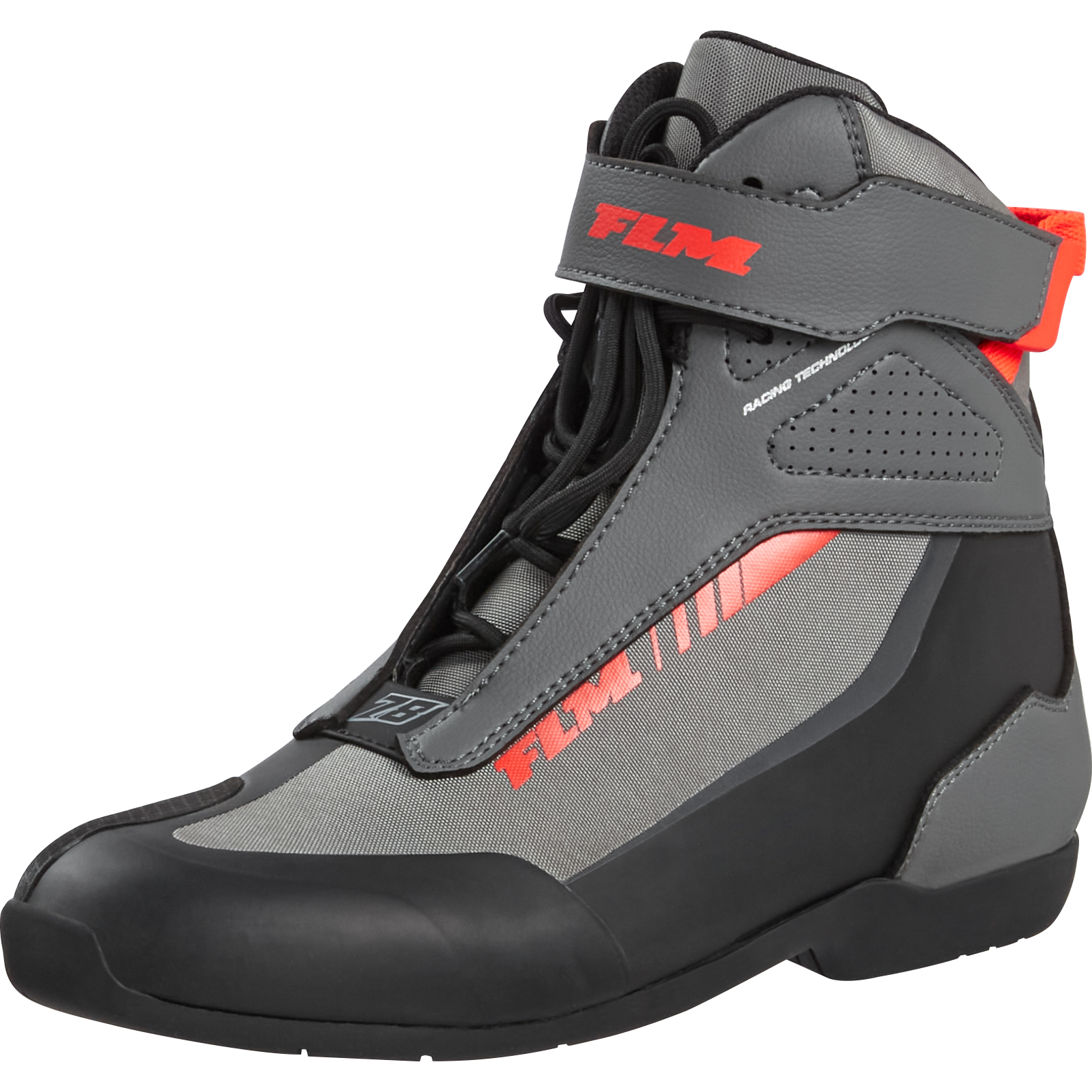 FLM Traction Motorradschnürstiefel kurz grau 41 - Motorradbekleidung - Motorradstiefel & Motorradschuhe