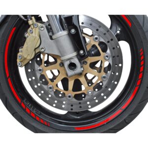 FOLIATEC Felgenzierstreifen Racing 7mm rot - Motorradteile & Ersatzteile - Reifen & Felgen