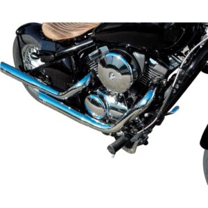 Falcon Cromo-Line Auspuff 2-2 für Kawasaki VN 800 /Classic - Motorradteile & Ersatzteile - Auspuff