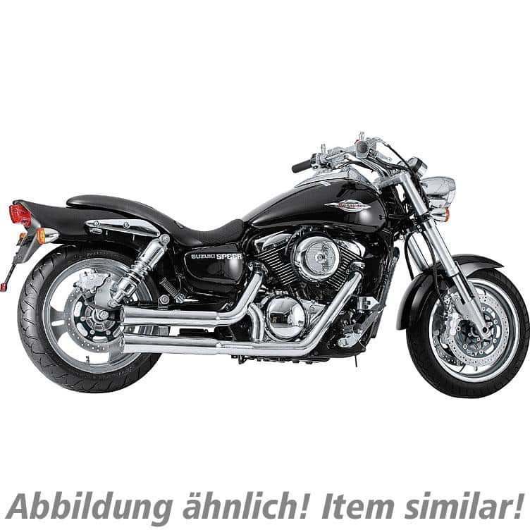 Falcon Double Groove Auspuff 2-2 XVS 650 Drag Star /Classic poliert - Motorradteile & Ersatzteile - Auspuff