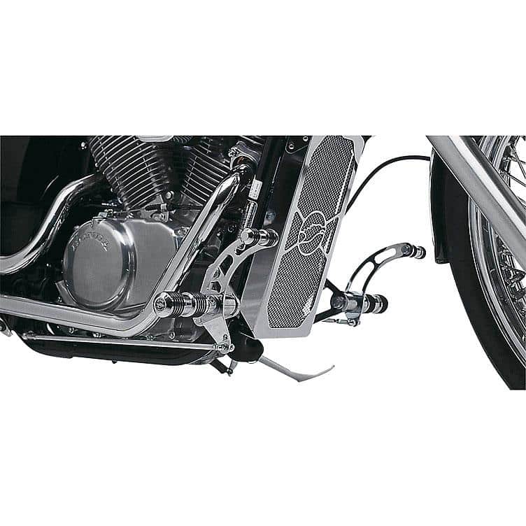 Falcon Round Style Fußrastenanlage +10cm für Honda VT 600 C Shadow - Motorradteile & Ersatzteile - Fußrasten & Hebel