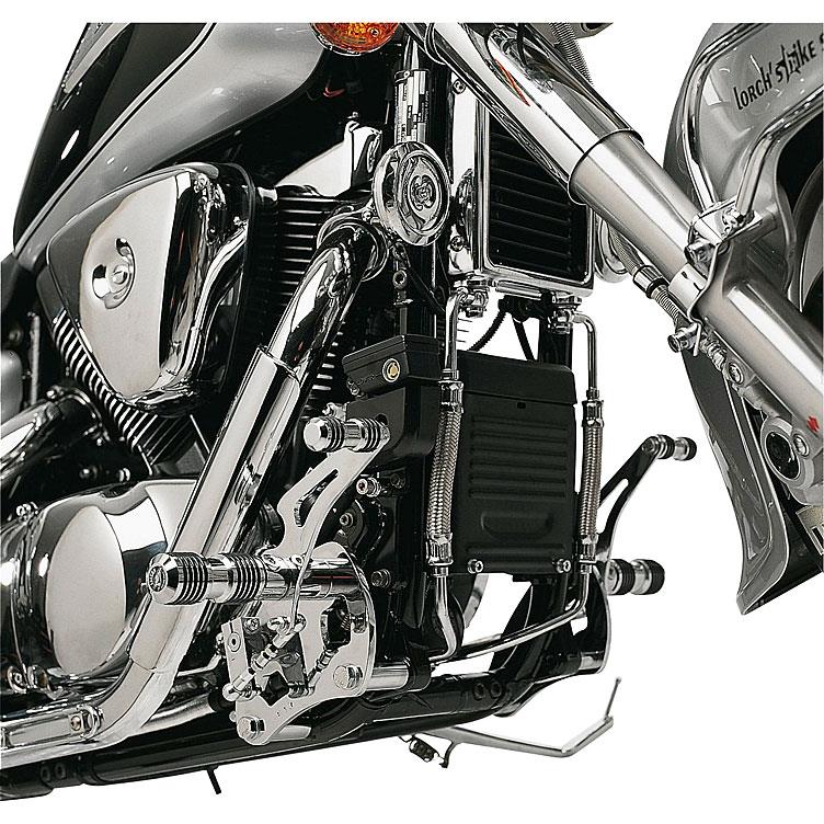 Falcon Round Style Fußrastenanlage +7cm für Suzuki VL 1500 Intruder - Motorradteile & Ersatzteile - Fußrasten & Hebel