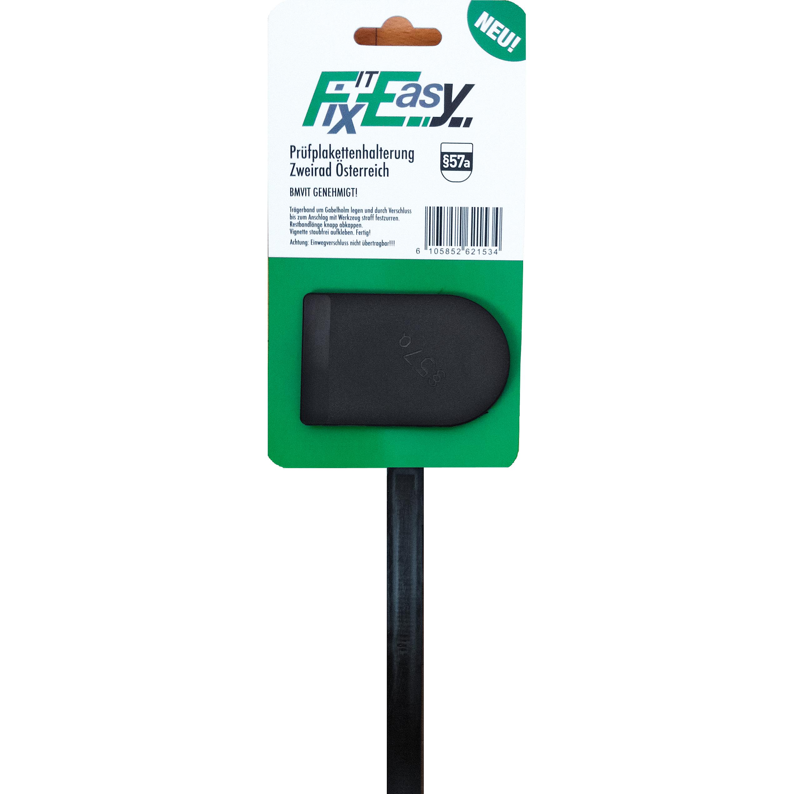 FixItEasy Prüfplakettenhalterung für Österreich § 57a - Motorradzubehör - Reisen & Outdoor