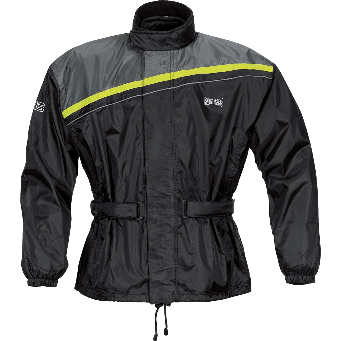 GMS Douglas Regenjacke schwarz/gelb 8XL - Motorradbekleidung - Wetterschutzkleidung