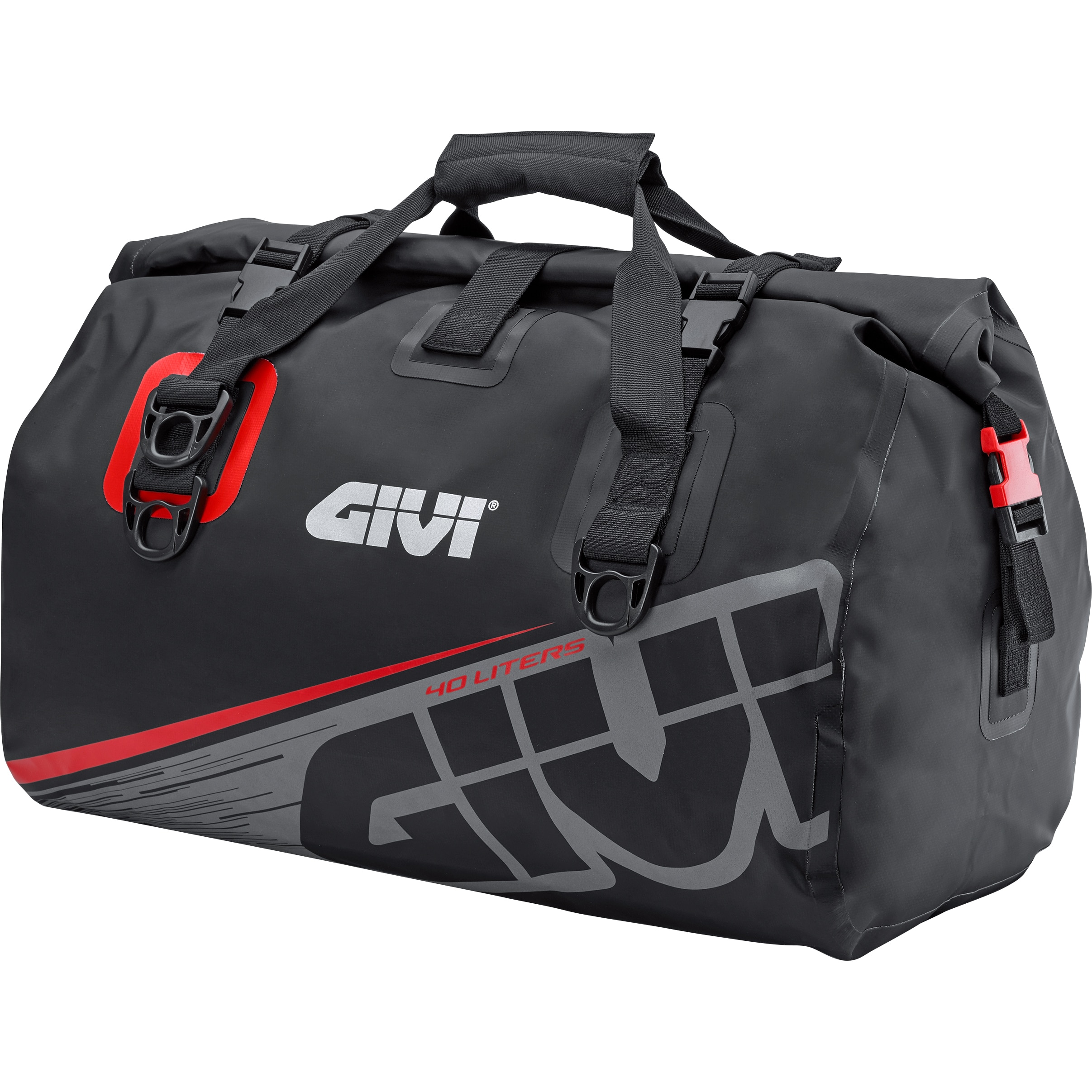 Givi Hecktasche/Gepäckrolle Easy Bag wasserdicht 40 Liter grau/sc - Motorradzubehör - Motorradgepäck