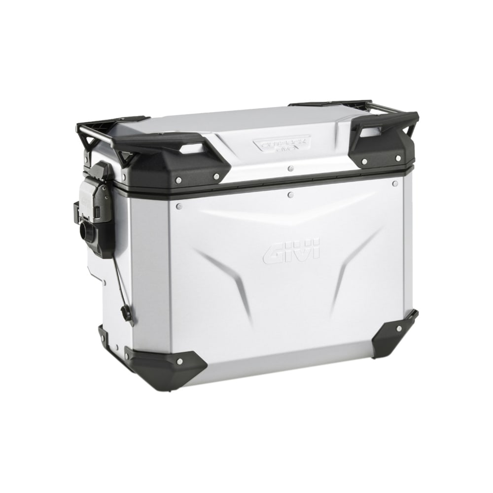Givi Monokey® Cam-Side Alukoffer Outback Evo S oS silber 40 Liter - Motorradzubehör - Motorradgepäck
