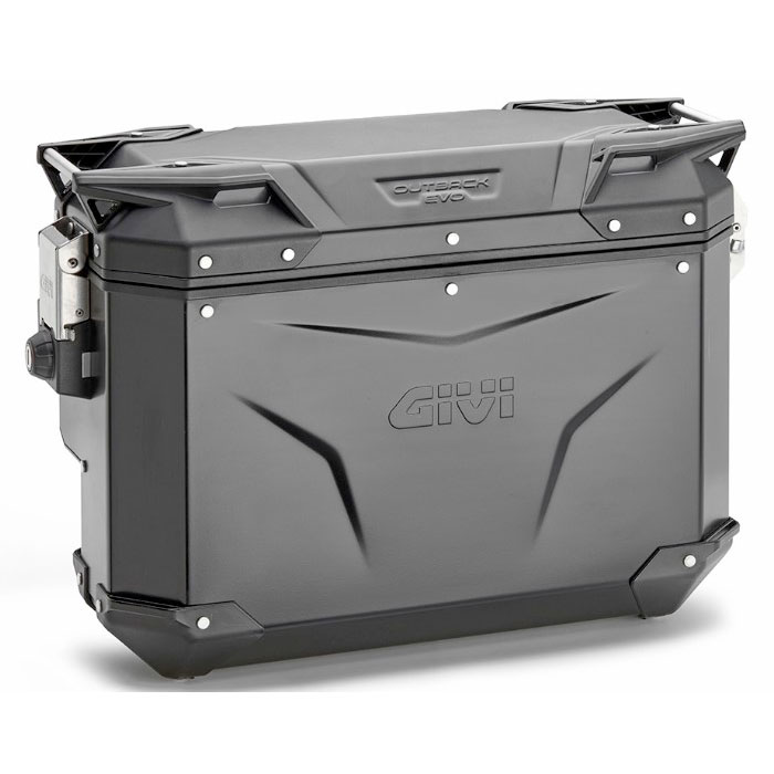 Givi Monokey® Cam-Side Alukoffer Outback Evo S schwarz rechts 33 - Motorradzubehör - Motorradgepäck