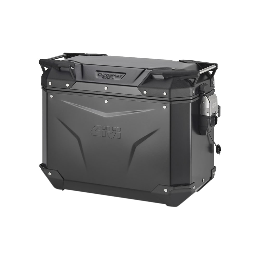 Givi Monokey® Cam-Side Alukoffer Outback Evo oS schwarz links 44 - Motorradzubehör - Motorradgepäck