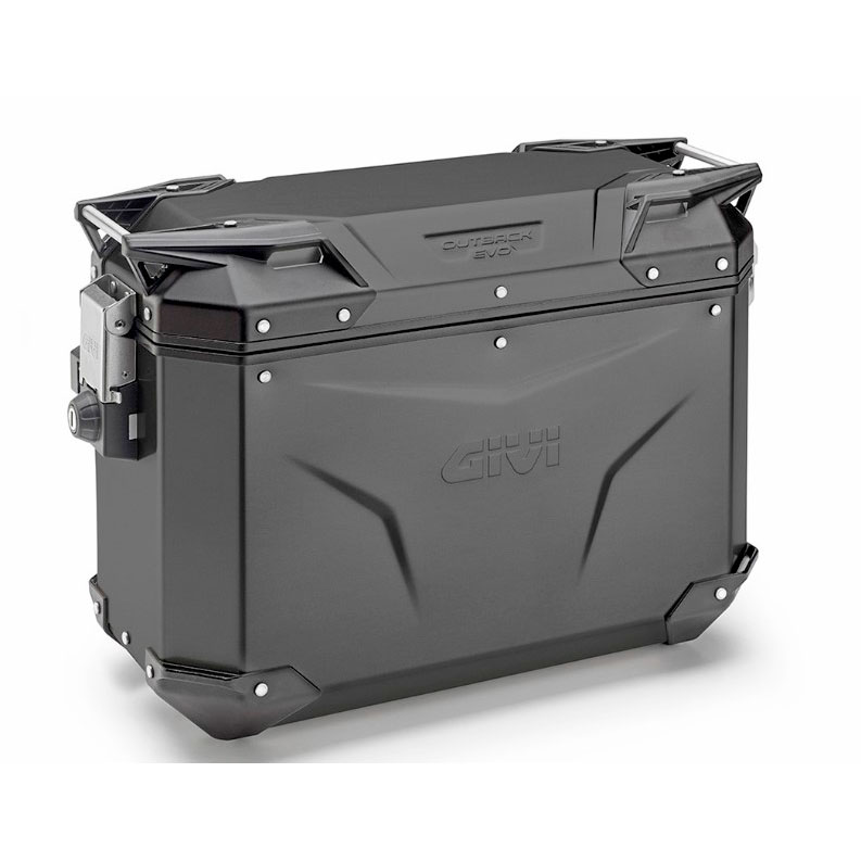 Givi Monokey® Cam-Side Alukoffer Outback Evo schwarz rechts 37 Li - Motorradzubehör - Motorradgepäck