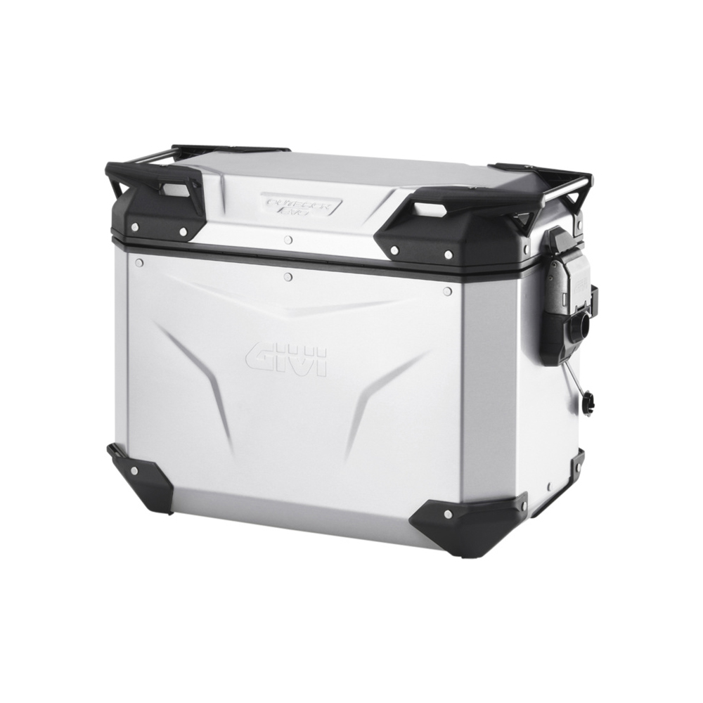 Givi Monokey® Cam-Side Alukoffer Outback Evo silber rechts 44 Lit - Motorradzubehör - Motorradgepäck