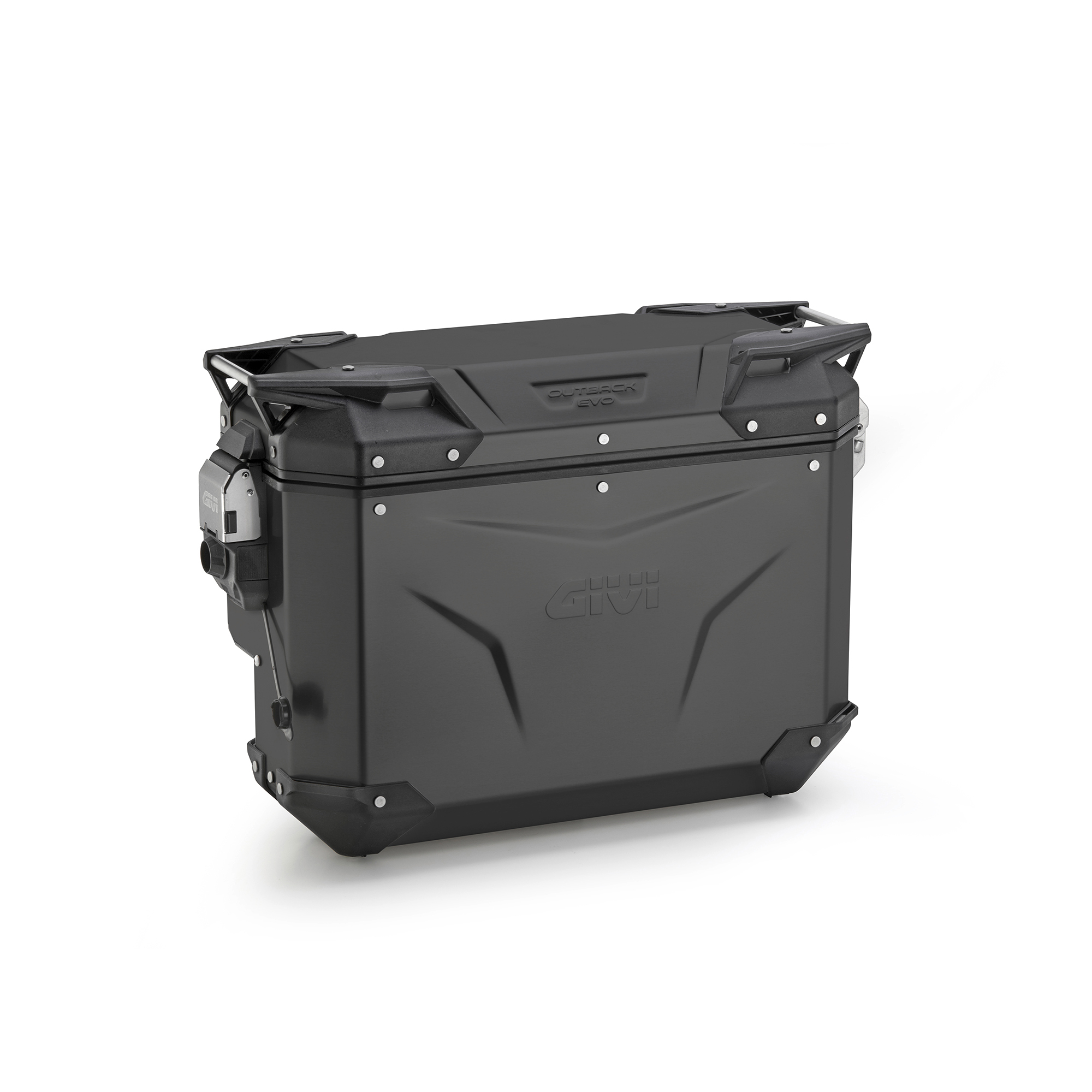 Givi Monokey® Cam-Side Alukoffer Outback EvoS oS schwarz rechts 3 - Motorradzubehör - Motorradgepäck