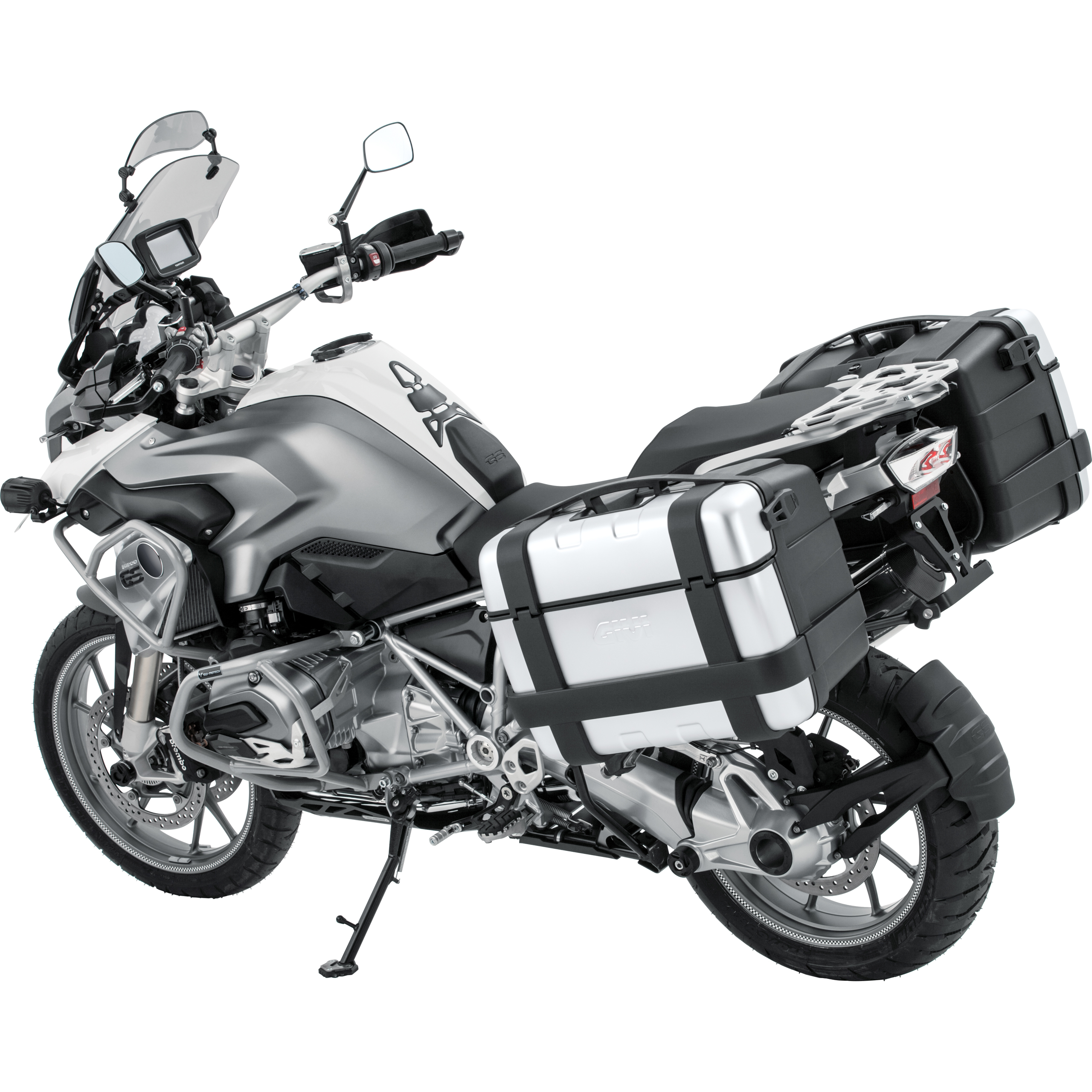 Givi Monokey® Koffer Trekker Paar TRK46PACK2 silber 92 Liter - Motorradzubehör - Motorradgepäck