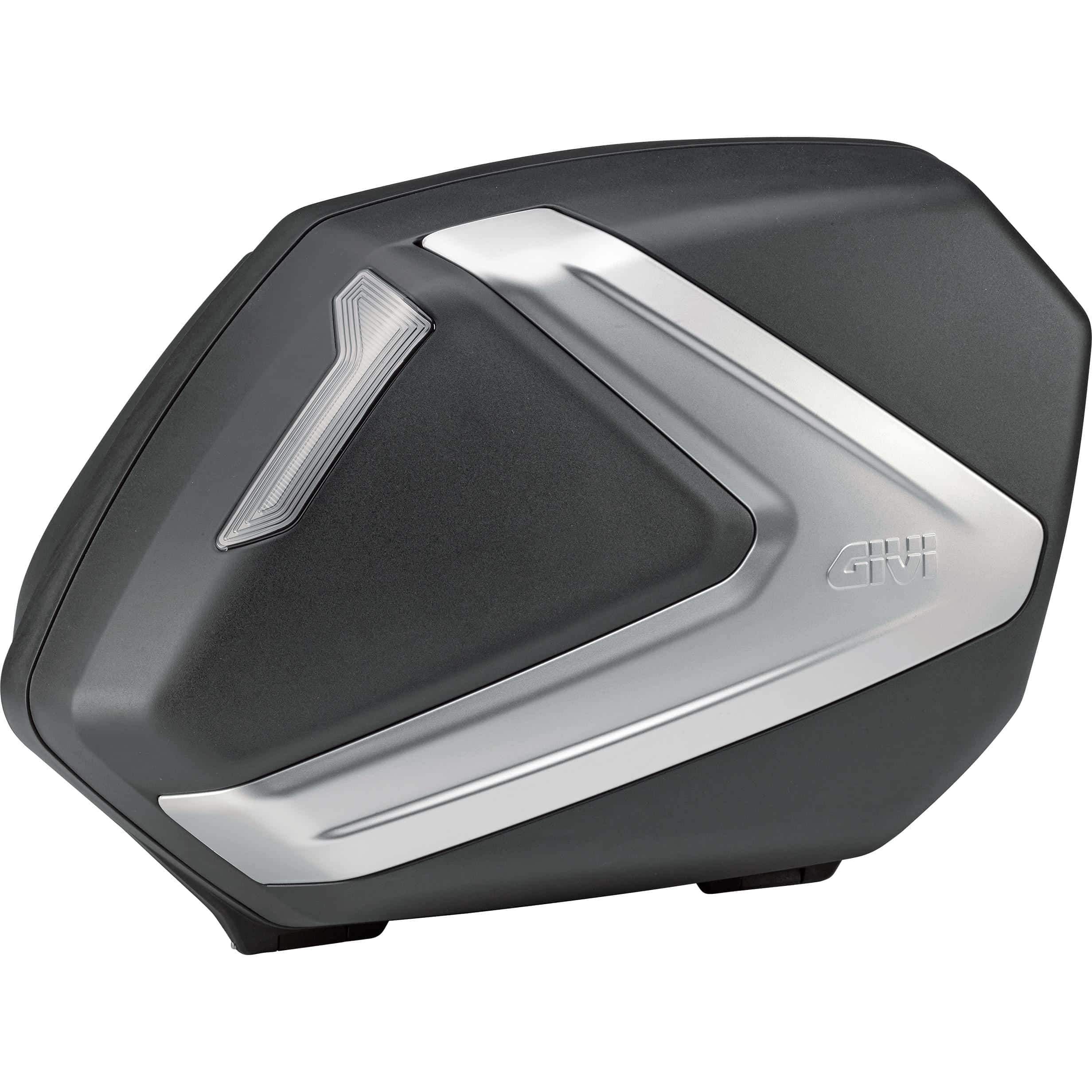 Givi Monokey® Side Seitenkofferpaar V37NT schwarz/silber/klar - Motorradzubehör - Motorradgepäck