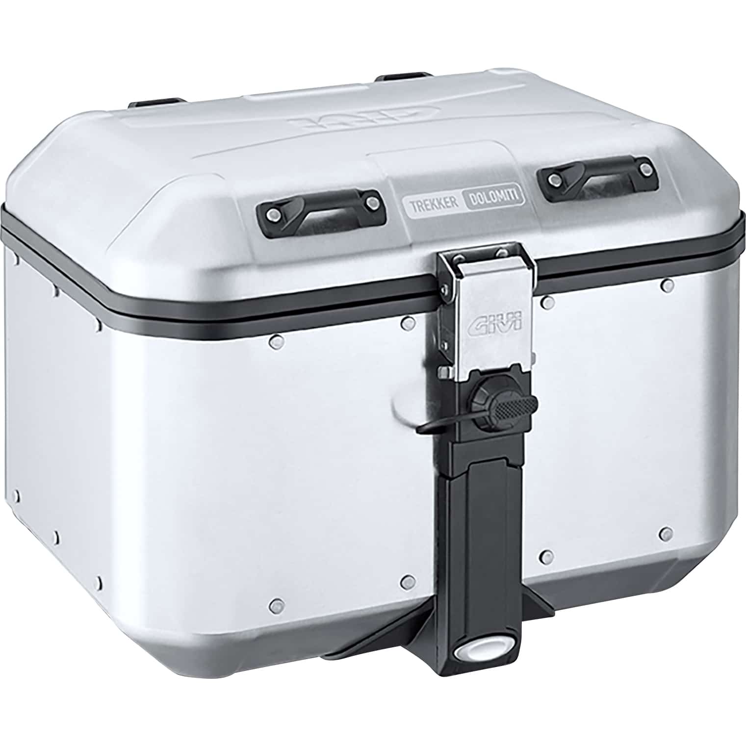 Givi Monokey® Topcase Alu Trekker Dolomiti DLM46A silber 46 Liter - Motorradzubehör - Motorradgepäck