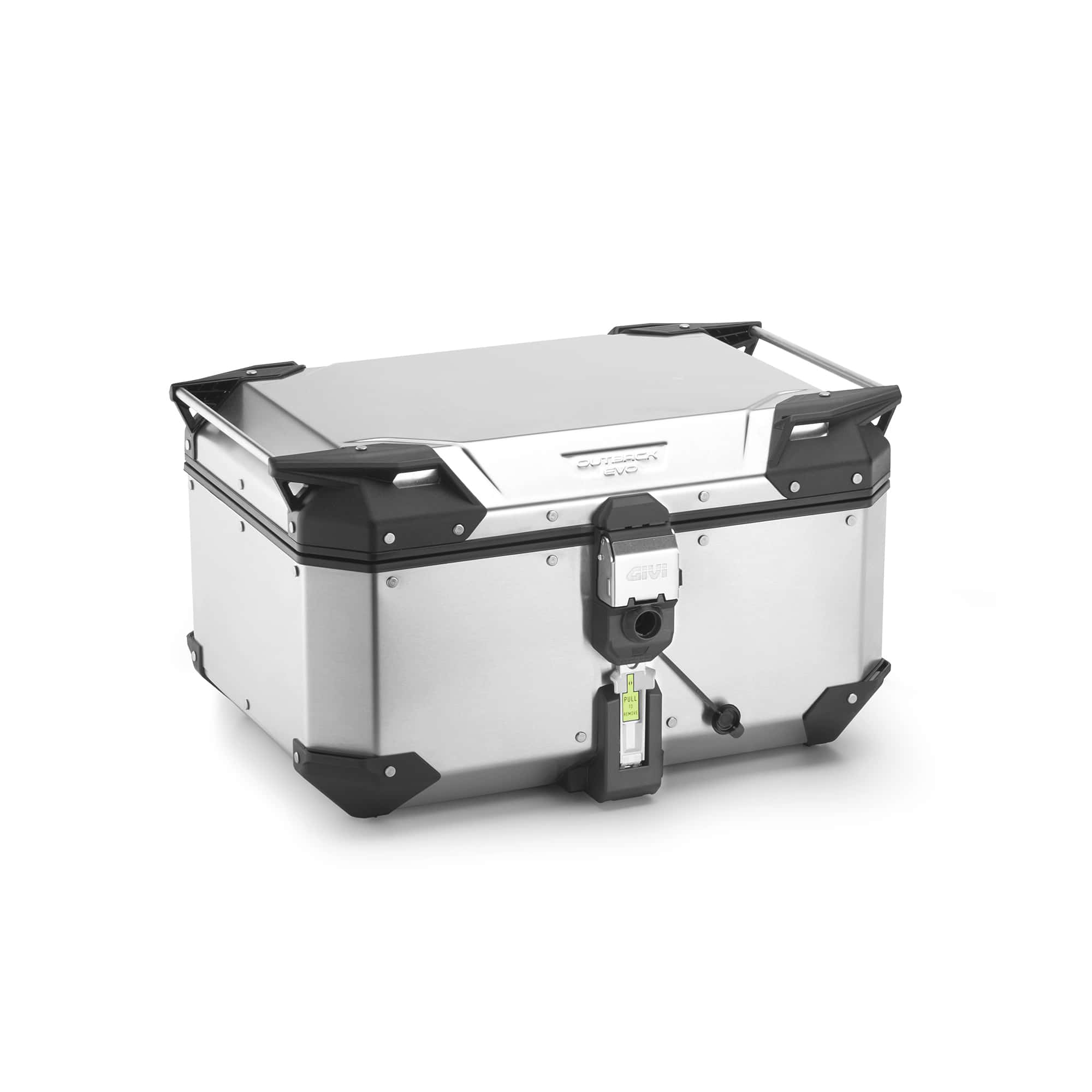 Givi Monokey® Topcase Alu Trekker Outback Evo 58 Liter oS natur - Motorradzubehör - Motorradgepäck