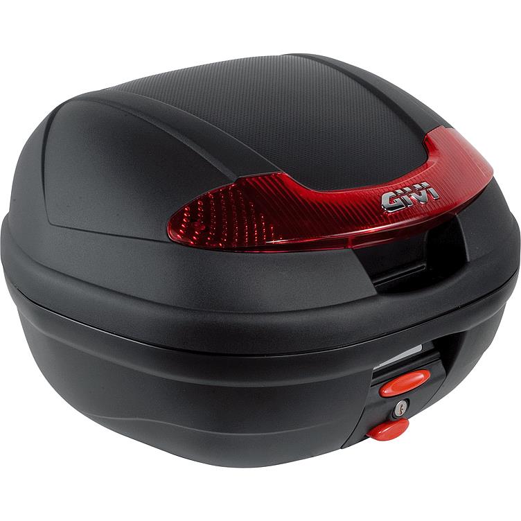 Givi Monolock® Topcase Vision E340N2 schwarz/rot 34 Liter - Motorradzubehör - Motorradgepäck