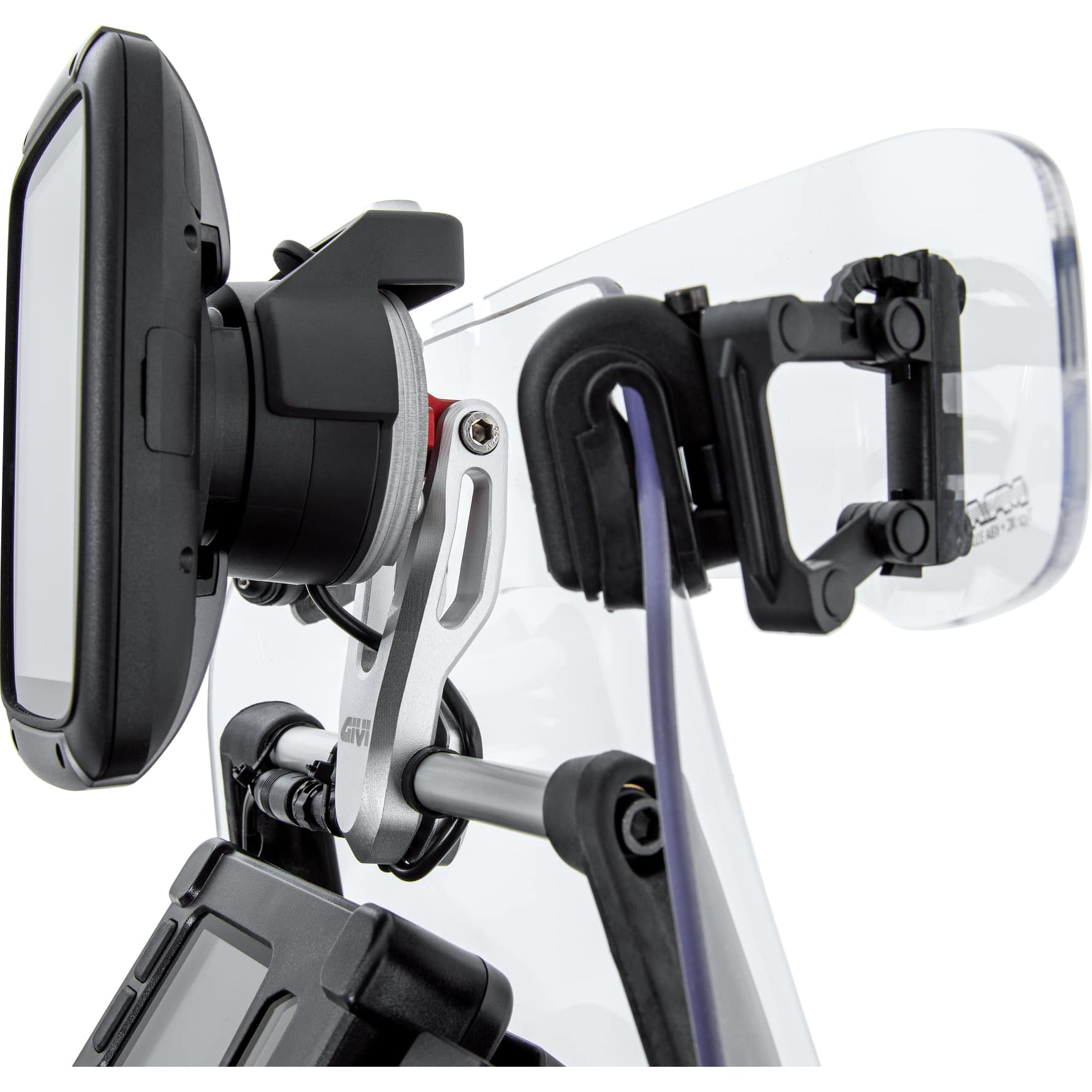 Givi Navi-Adapter an S901/S902A STTR40SM für runde TomTom Docking - Motorradzubehör - Multimedia