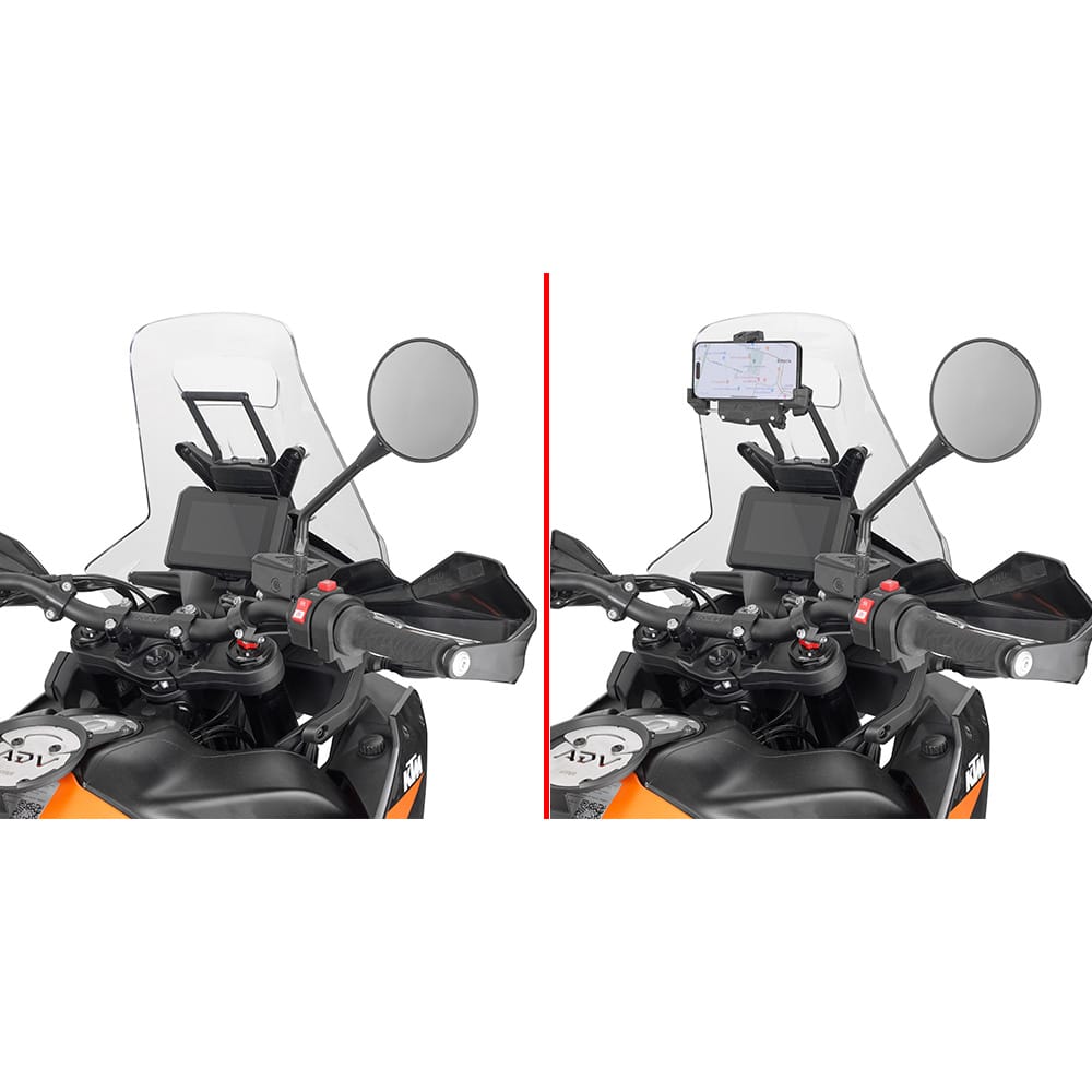 Givi Navi-Haltestrebe am Windschild FB7716 für KTM Adventure 790/ - Motorradzubehör - Multimedia