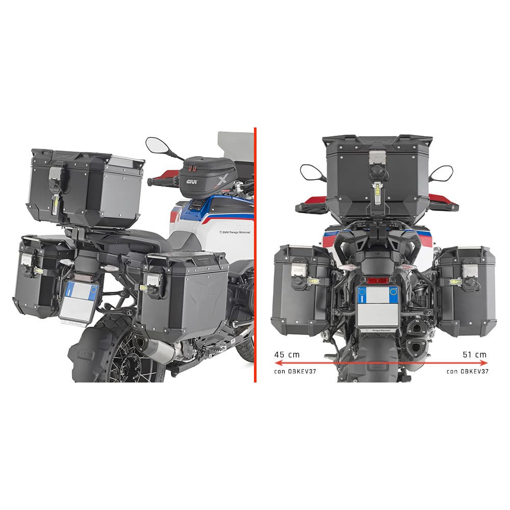 Givi Seitenträger Monokey® Cam-Side PLO5146CAM für BMW R 1300 GS - Motorradzubehör - Motorradgepäck