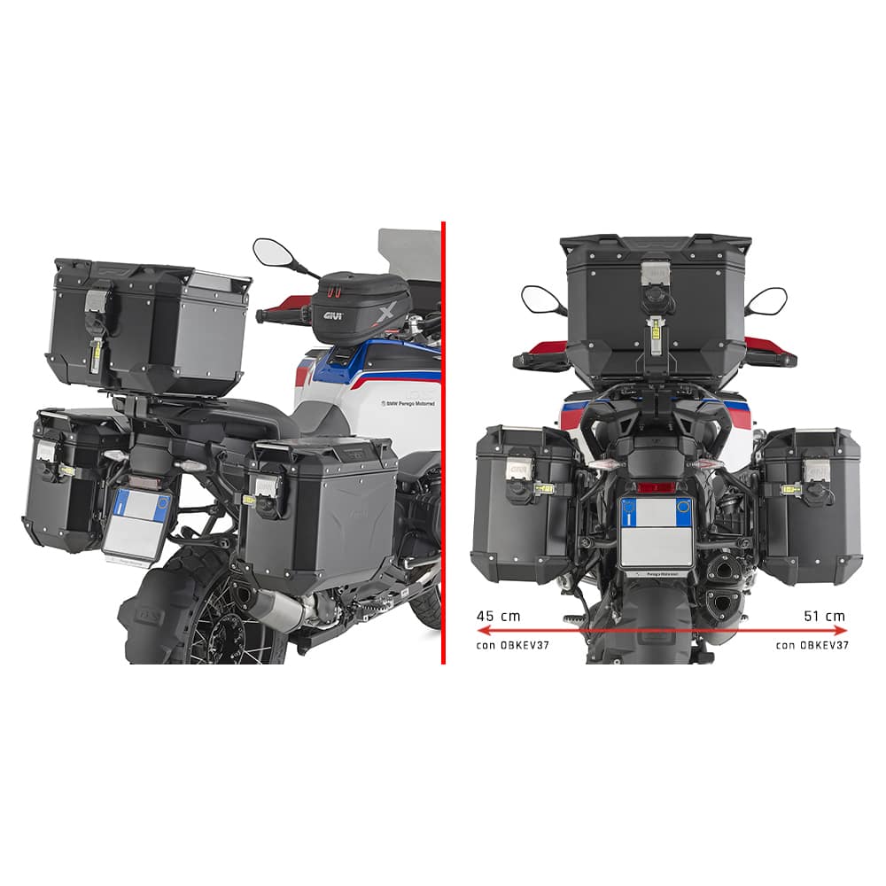 Givi Seitenträger Monokey® Cam-Side S PLOS5146CAM für R 1300 GSA - Motorradzubehör - Motorradgepäck