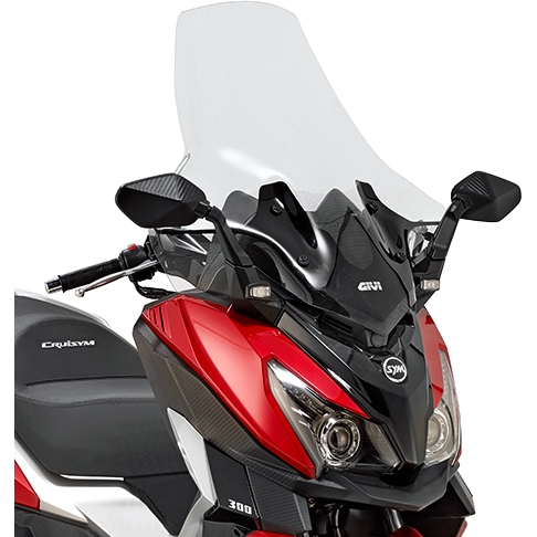 Givi Windschutzscheibe ohne Anbausatz 7056DTG klar 780x705mm - Motorradteile & Ersatzteile - Anbauteile