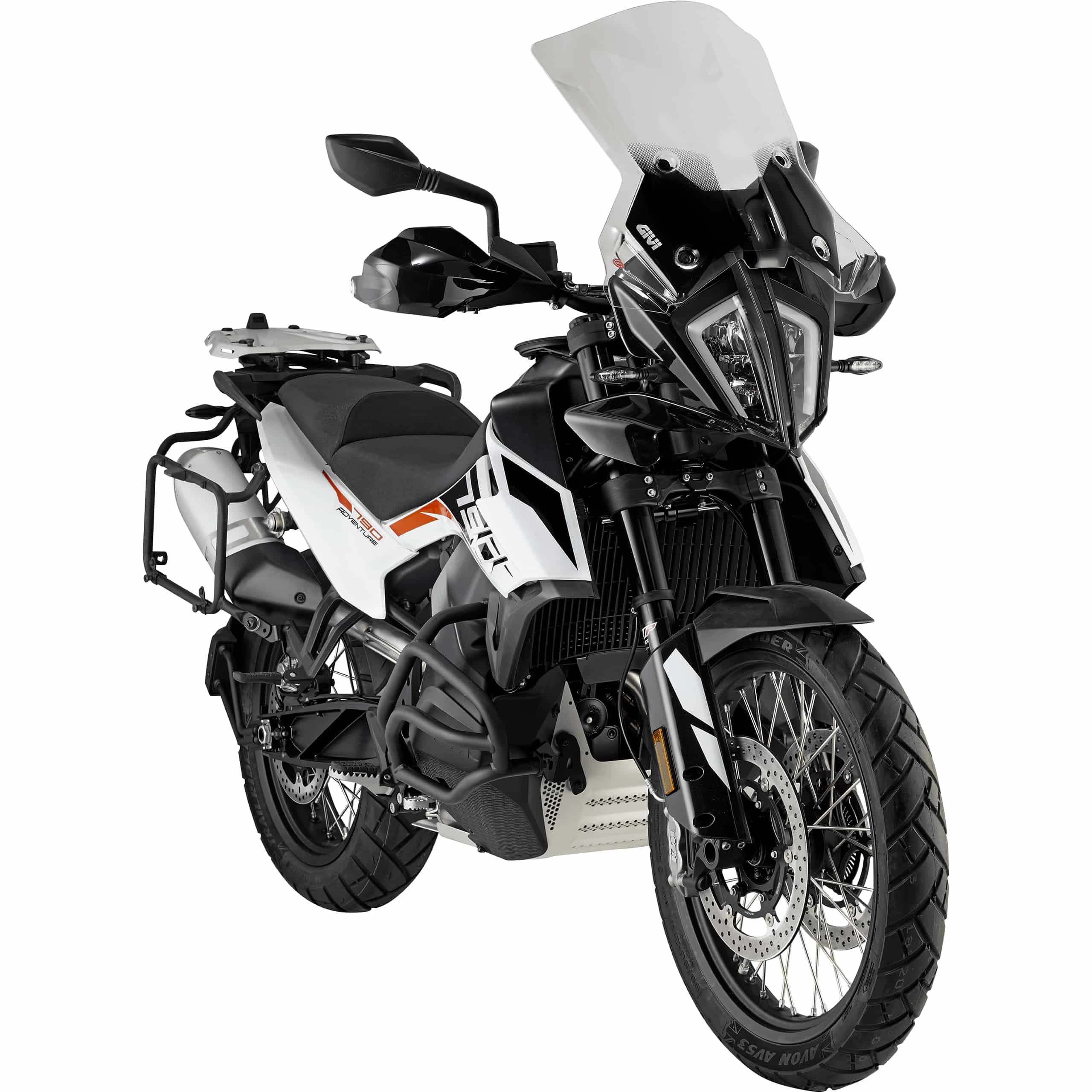 Givi Windschutzscheibe ohne Anbausatz 7710DTG klar 395x470mm - Motorradteile & Ersatzteile - Anbauteile