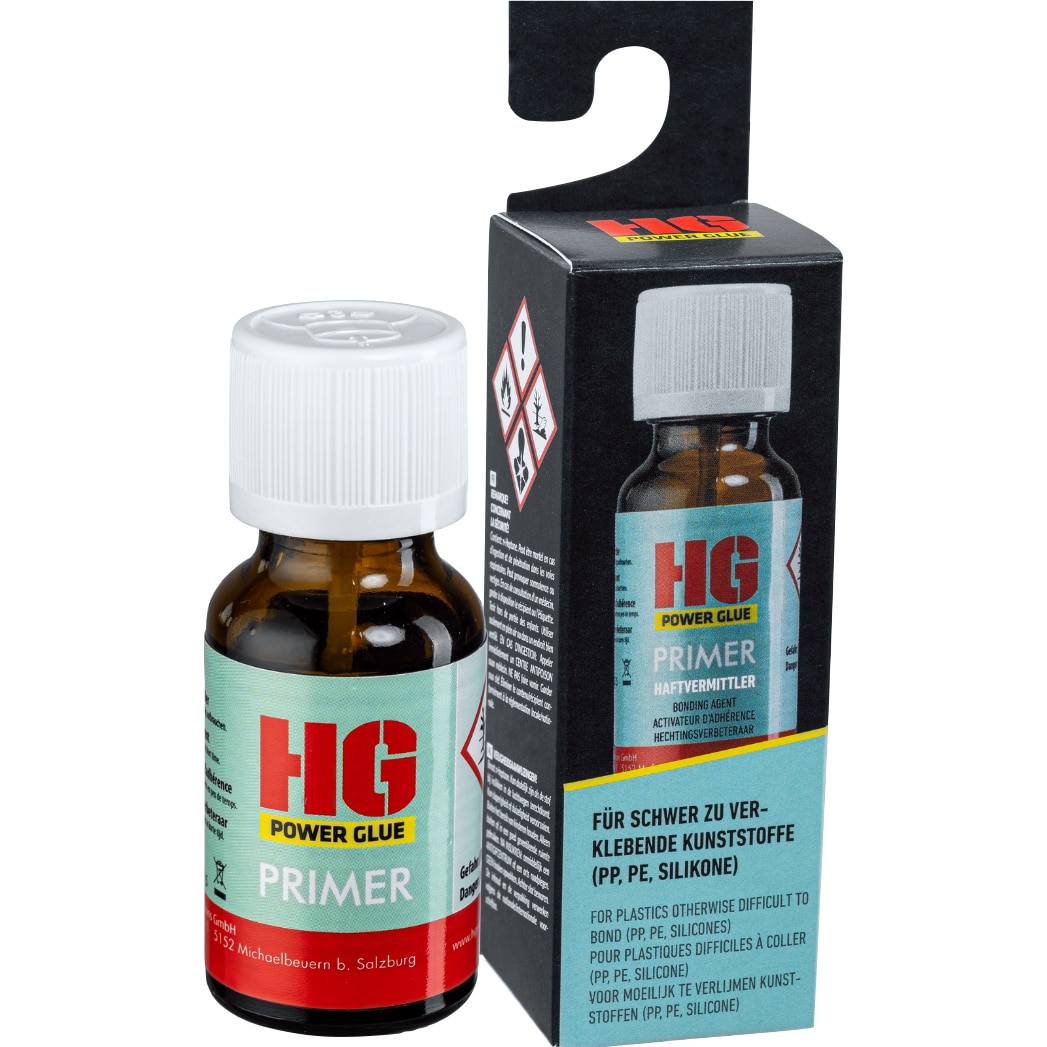 HG Powerglue HG Primer 15 ml Glasflasche zum Pinseln - Motorradzubehör - Werkstattzubehör