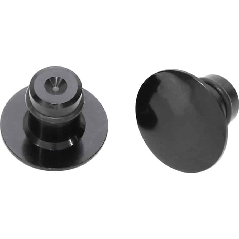 Hashiru Abdeckkappenpaar Alu CNC für M10 Spiegelgewinde schwarz - Motorradteile & Ersatzteile - Verkleidungen & Abdeckungen