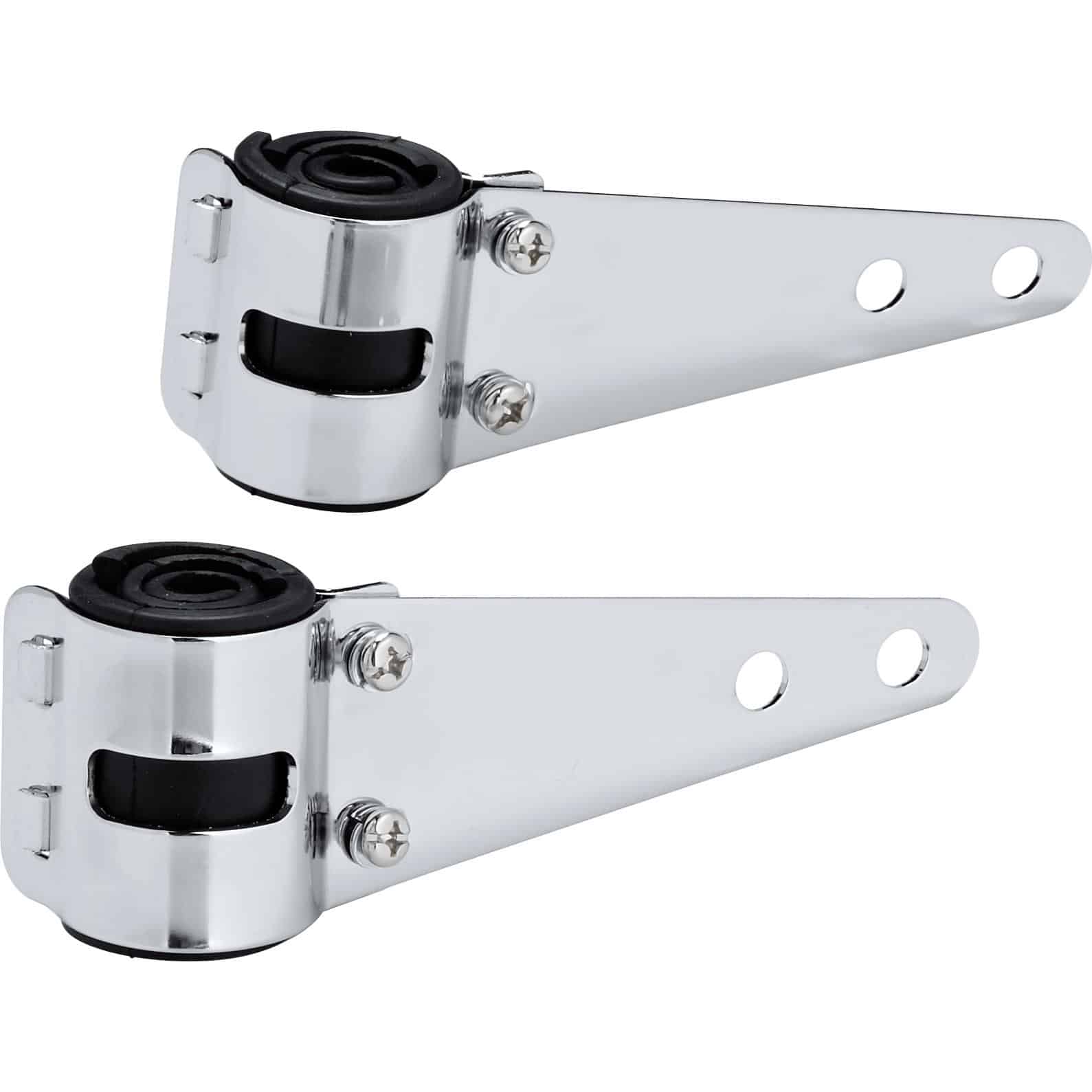 Hashiru Lampenhalter 150mm für Ø26-40mm chrom - Motorradteile & Ersatzteile - Beleuchtung