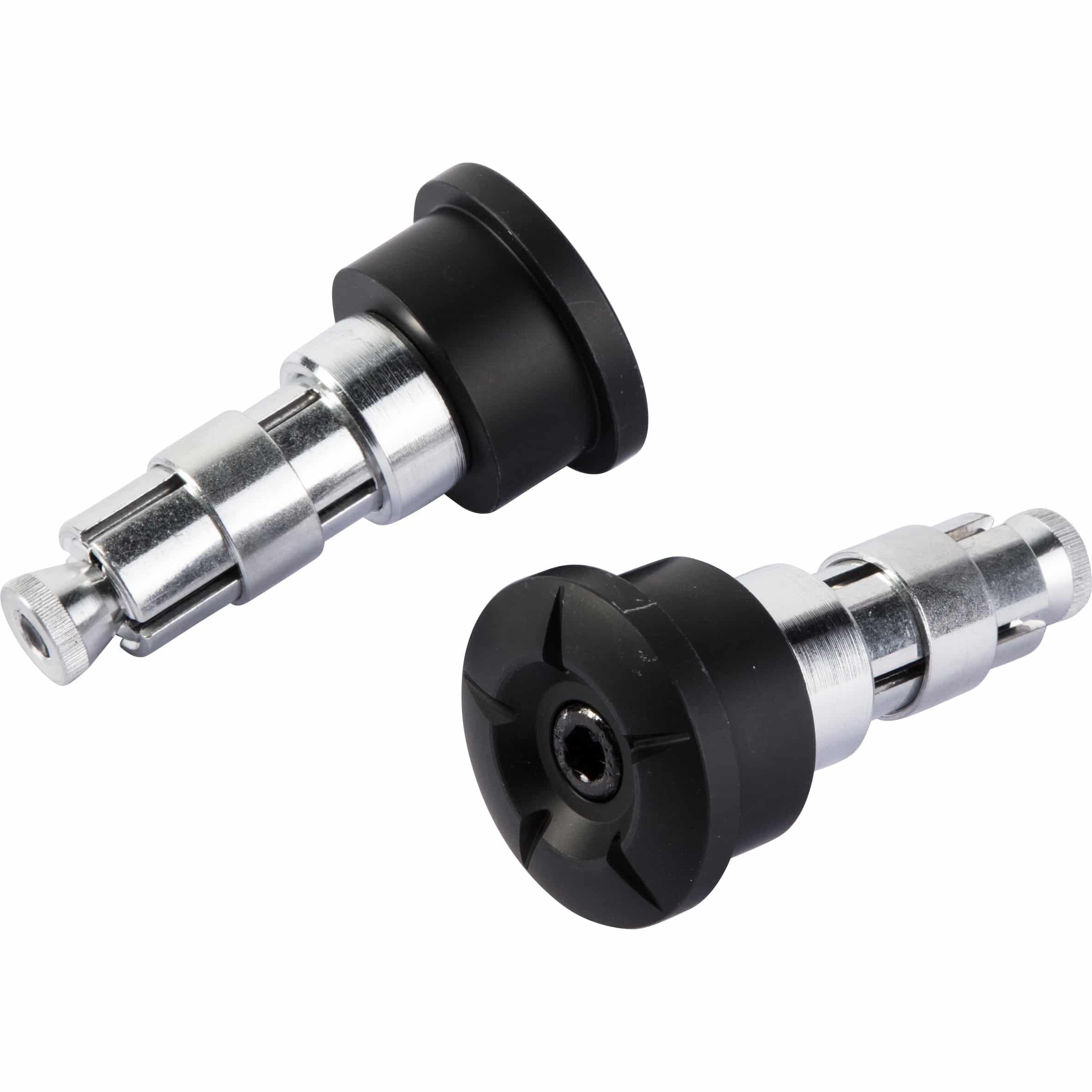 Hashiru Lenkerendenpaar Alu ST08 für 12/14/18/21mm schwarz - Motorradteile & Ersatzteile - Lenker