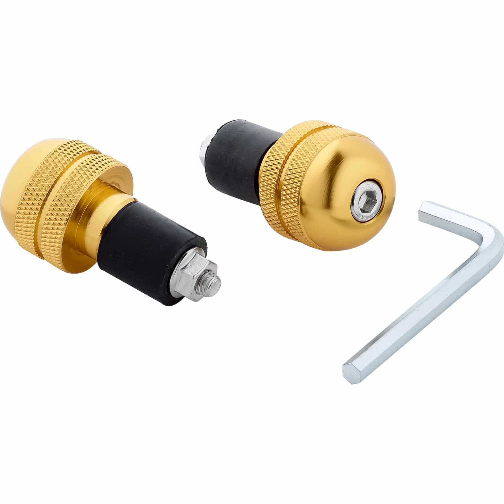 Hashiru Lenkerendenpaar ST01 für 18mm gold - Motorradteile & Ersatzteile - Lenker