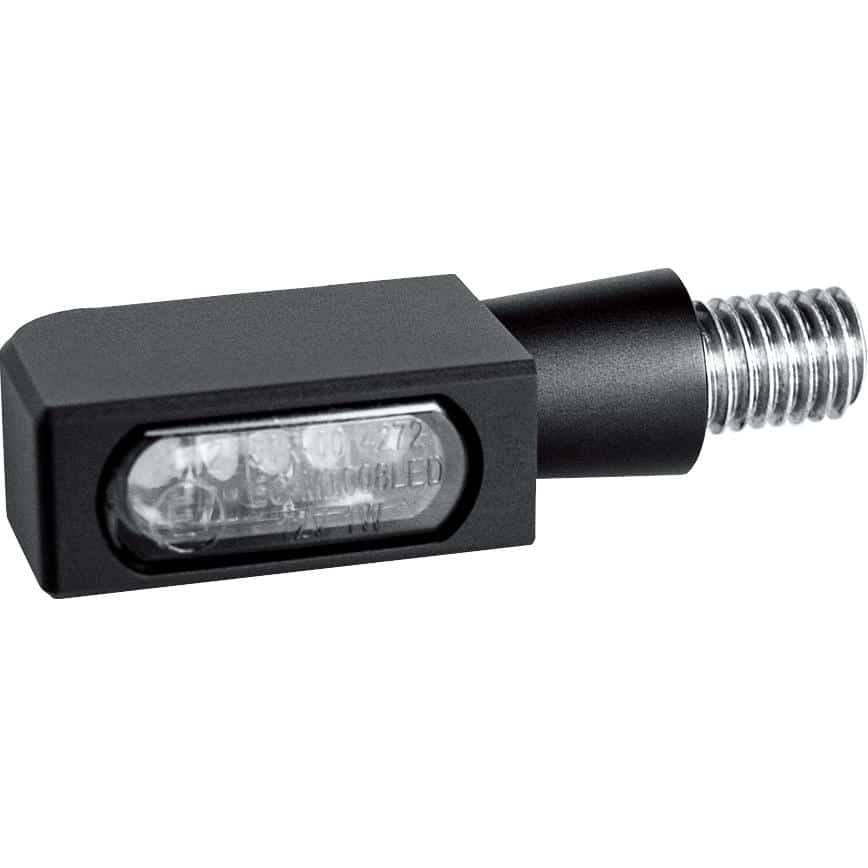 HeinzBikes LED Alu Blinker Block Line Micro M8 schwarz - Motorradteile & Ersatzteile - Beleuchtung