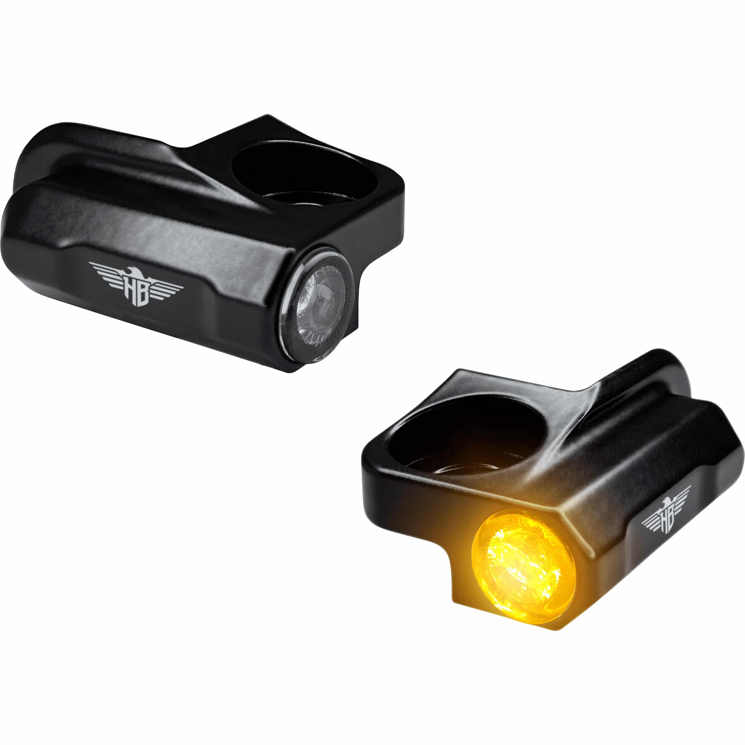 HeinzBikes LED Armaturenblinkerpaar Nano schwarz für HD 1250 Sportster - Motorradteile & Ersatzteile - Beleuchtung