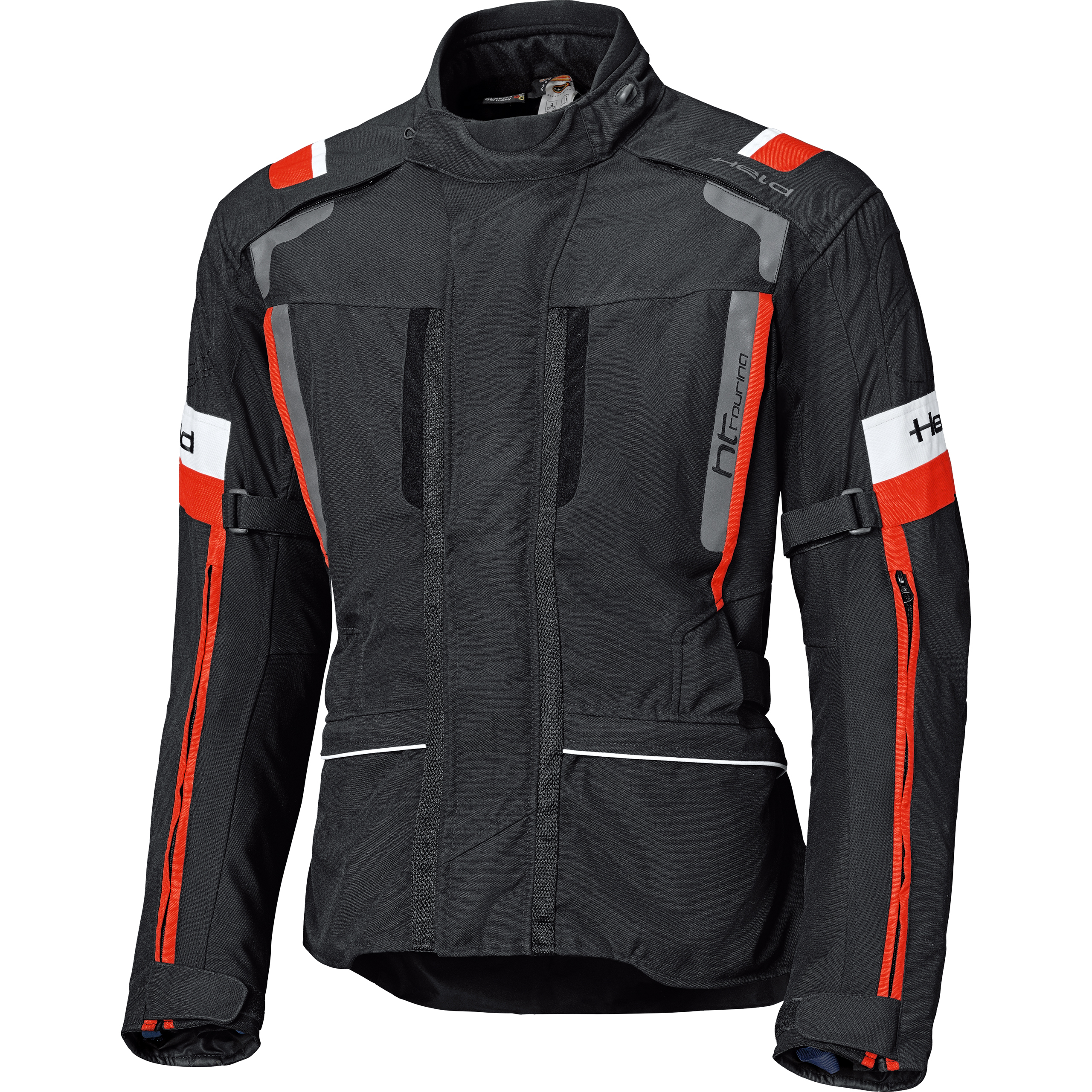 Held 4-Touring II Textiljacke schwarz/rot XXL - Motorradbekleidung - Motorradjacken
