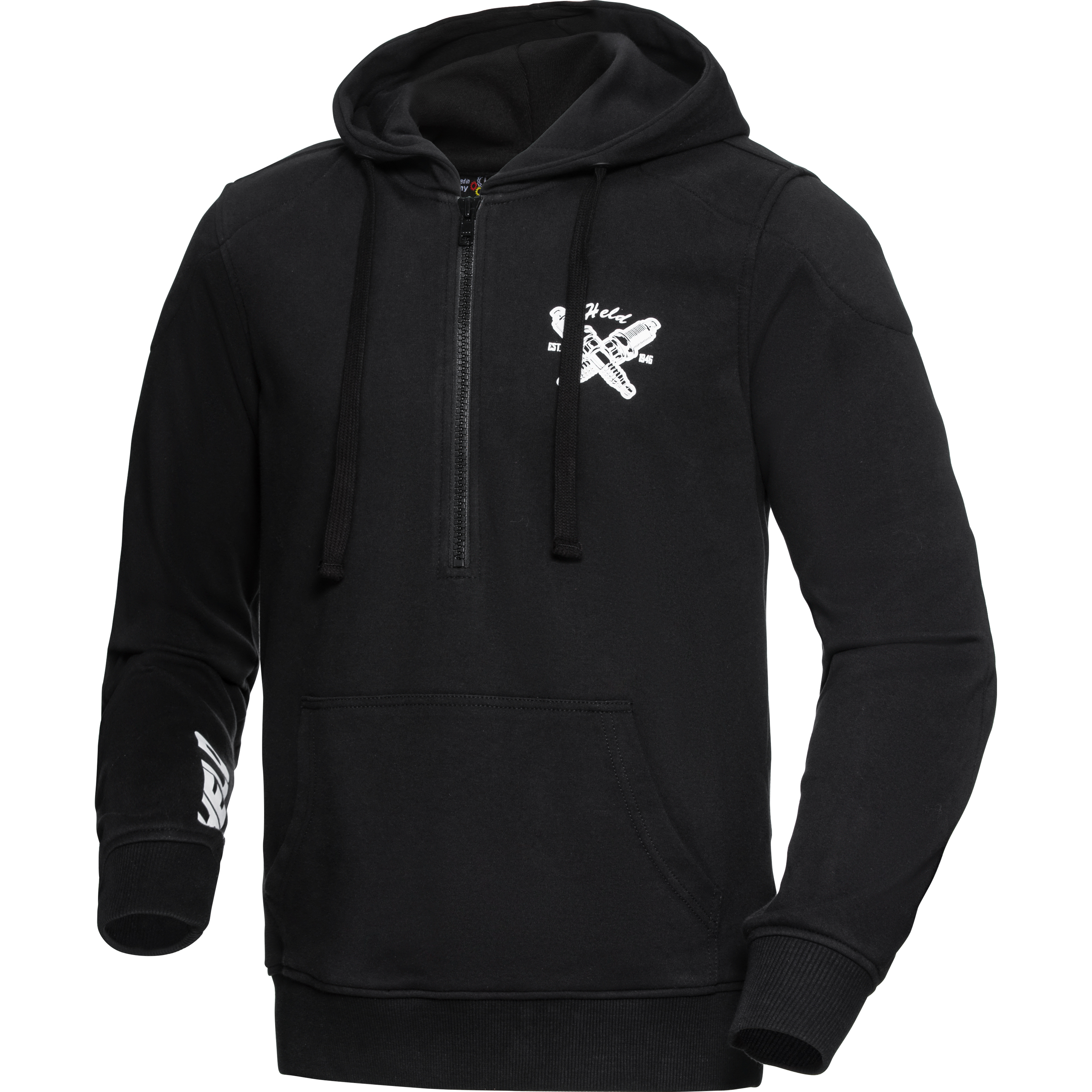 Held Boran Windbreaker Hoodie schwarz XXL - Motorradbekleidung - Motorradjacken