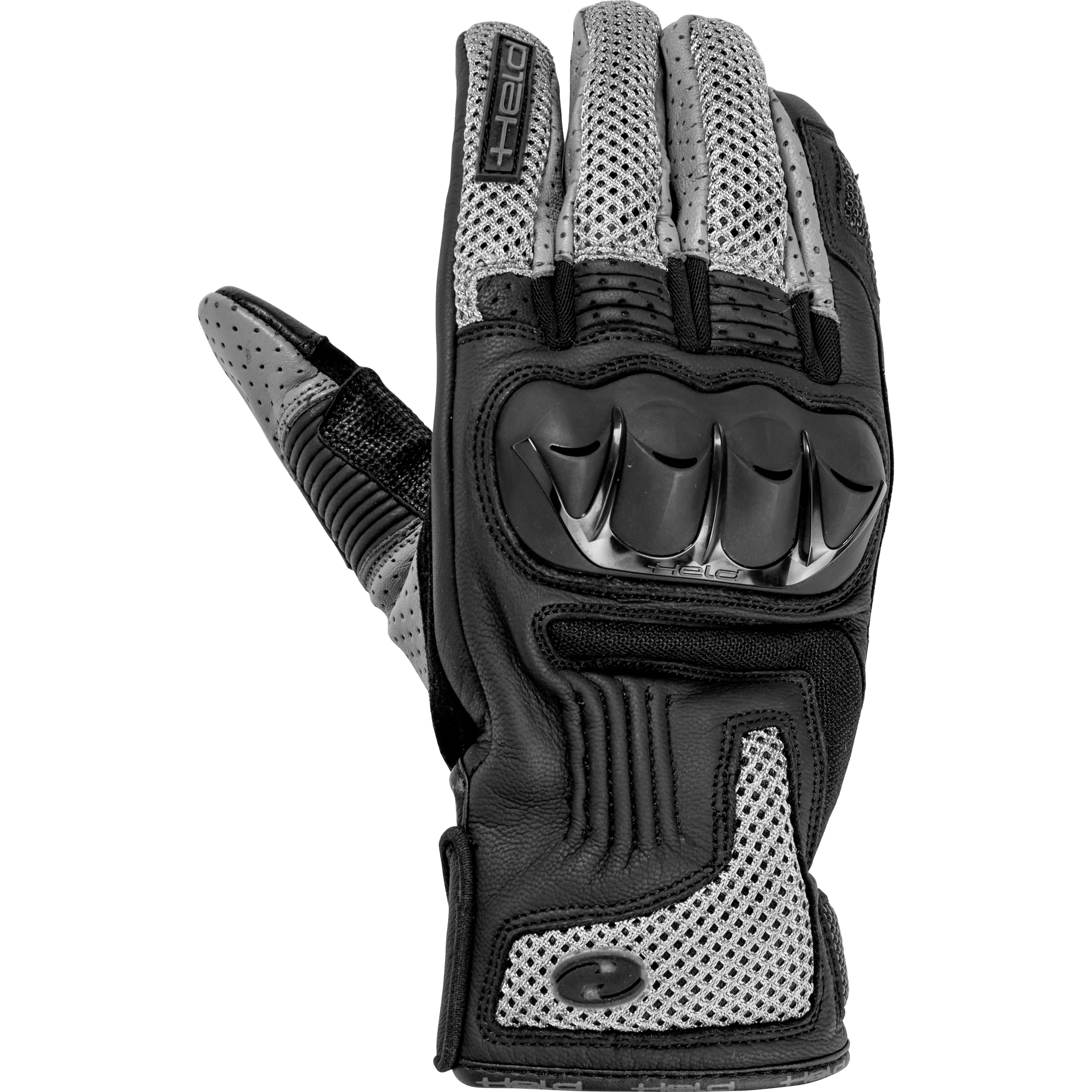 Held Dune Leder-/Textilhandschuh kurz grau 10 - Motorradbekleidung - Motorradhandschuhe