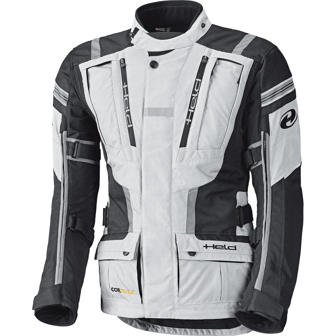 Held Hakuna II Adventurejacke grau/schwarz 3XL - Motorradbekleidung - Motorradjacken