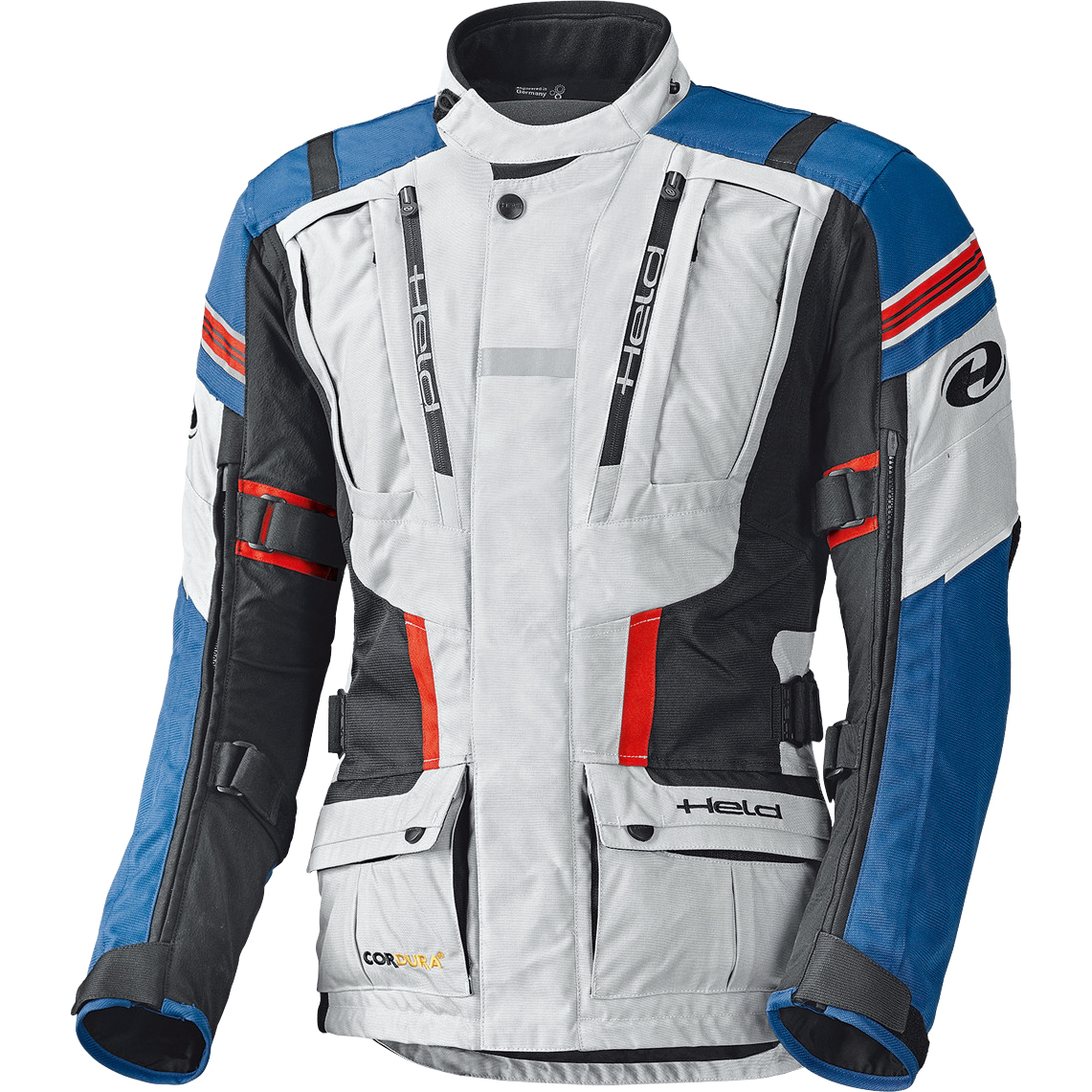 Held Hakuna II Damen Textiljacke grau/blau XL - Motorradbekleidung - Motorradjacken