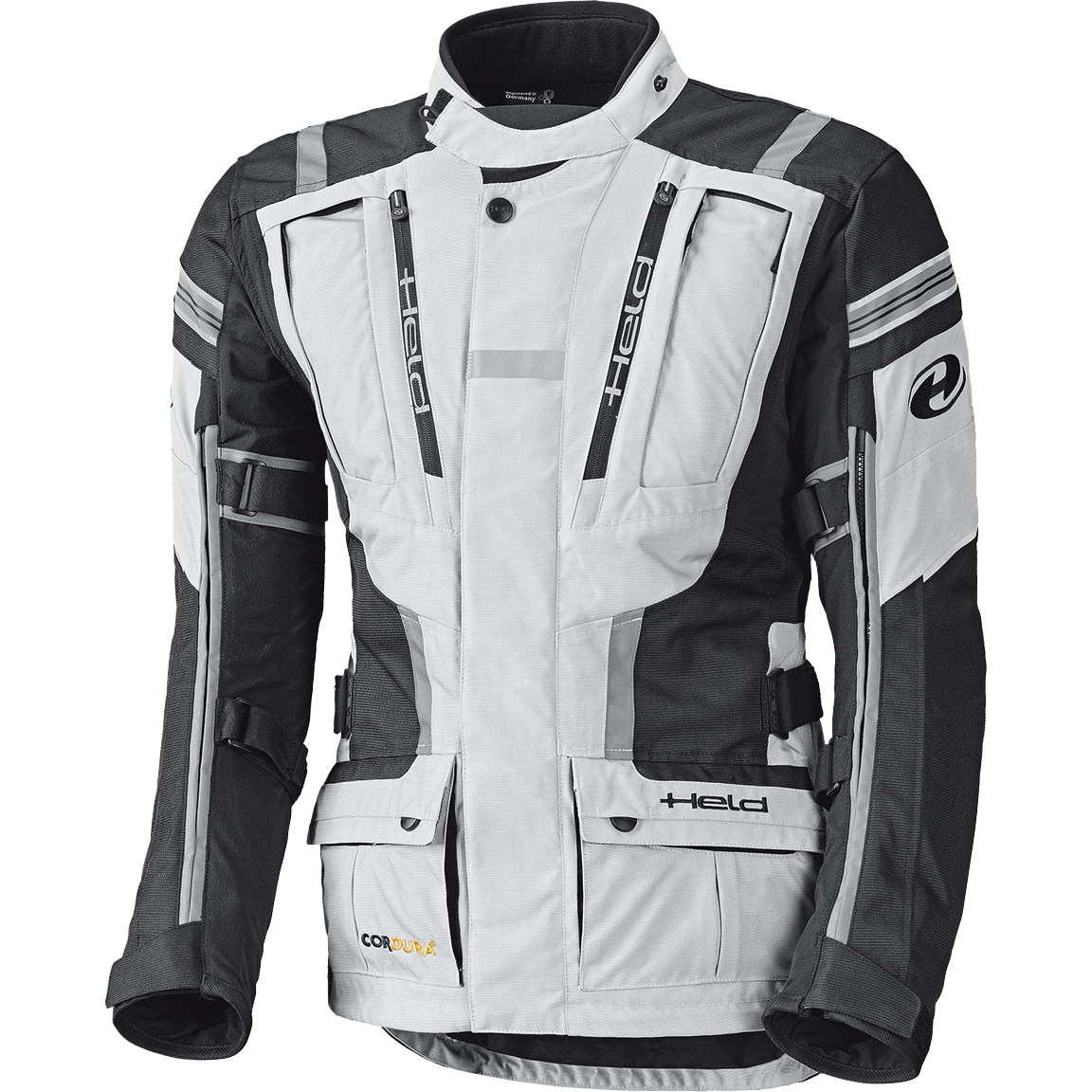 Held Hakuna II Damen Textiljacke grau/schwarz XL - Motorradbekleidung - Motorradjacken