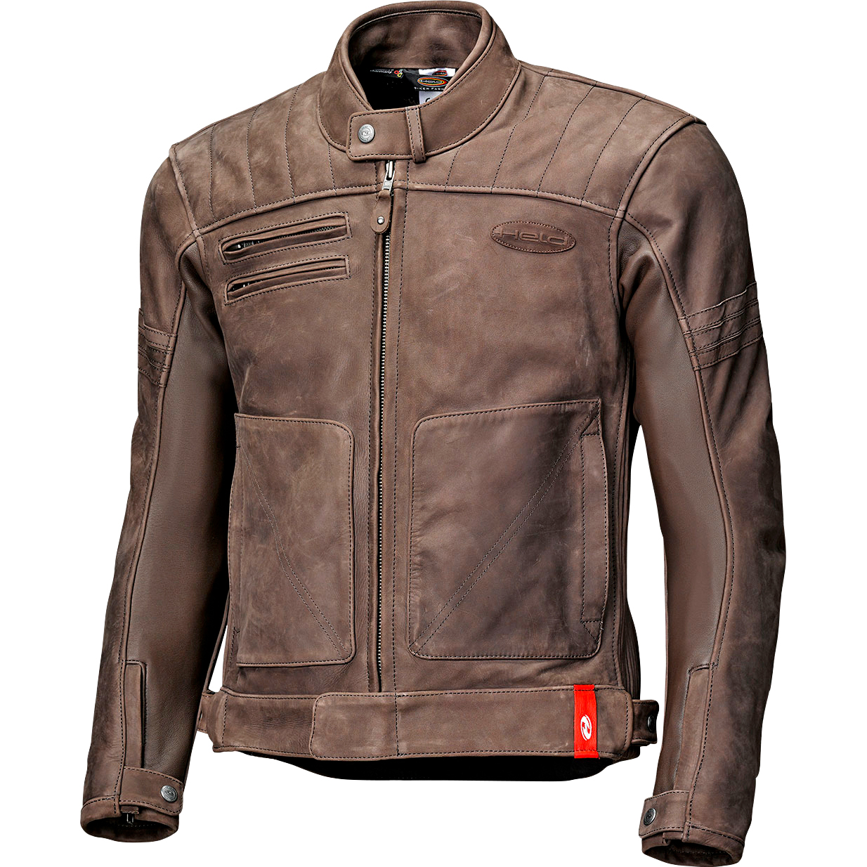 Held Hot Rock Lederjacke braun 52 - Motorradbekleidung - Motorradjacken