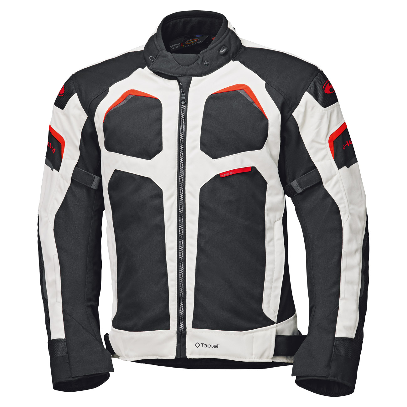 Held Manzano Sportliche Tourenjacke grau/rot XL - Motorradbekleidung - Motorradjacken