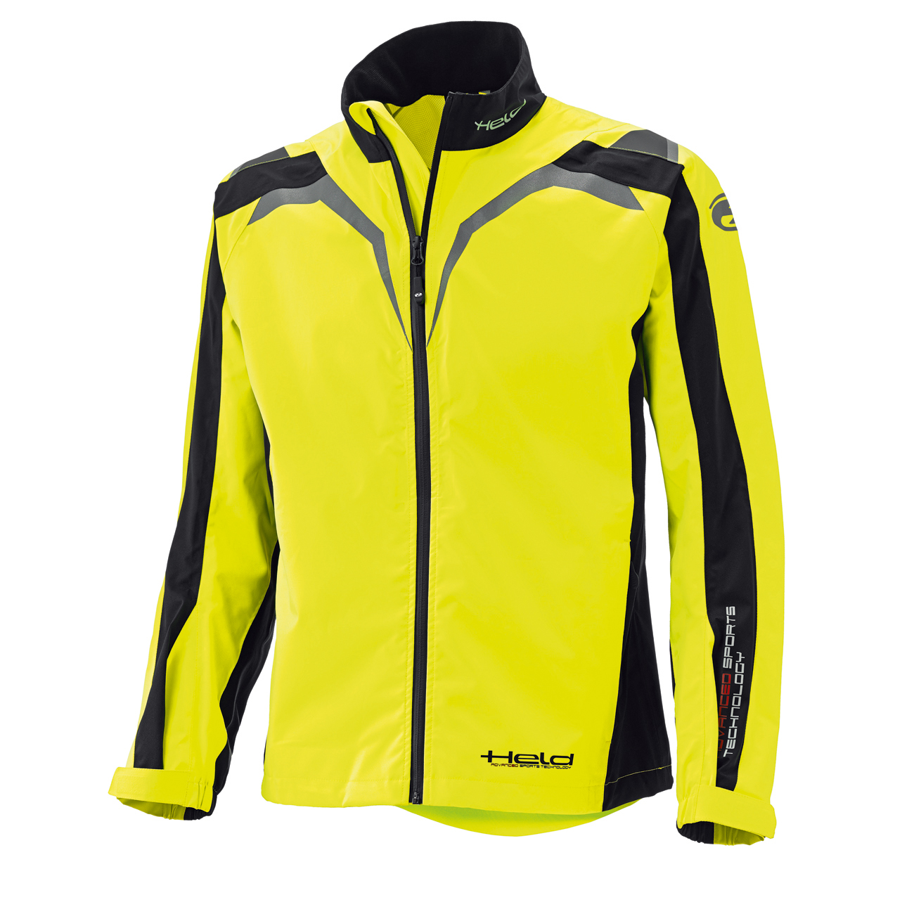 Held Rainblock 2 Damen Regenjacke schwarz/neongelb M - Motorradbekleidung - Wetterschutzkleidung