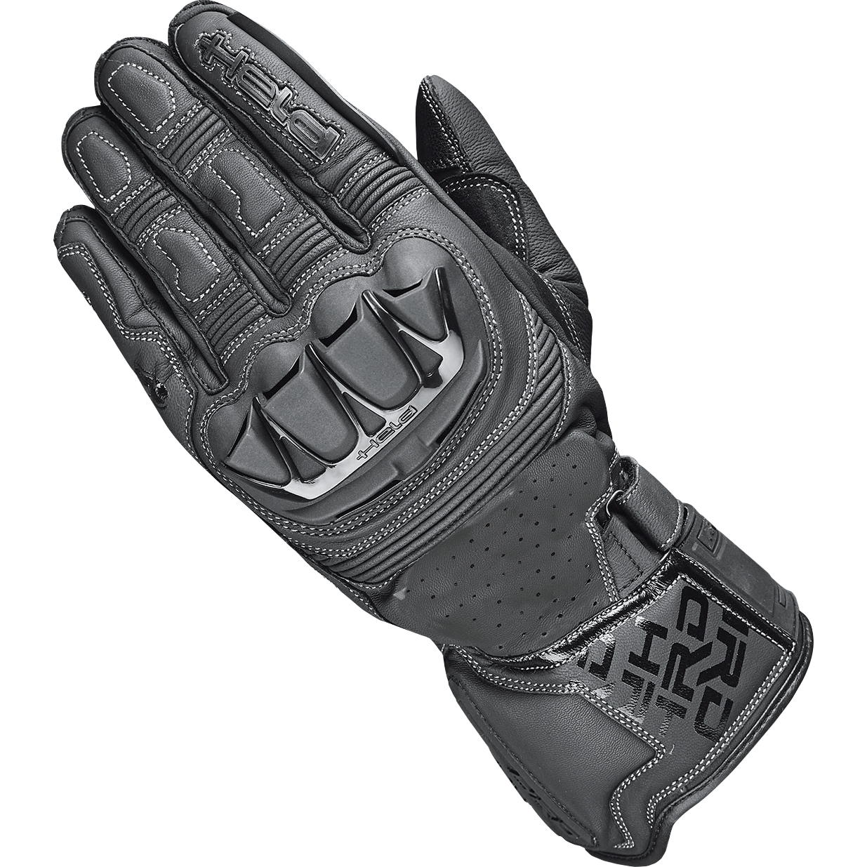 Held Revel 3.0 Lederhandschuh lang schwarz 10 - Motorradbekleidung - Sport Motorradbekleidung