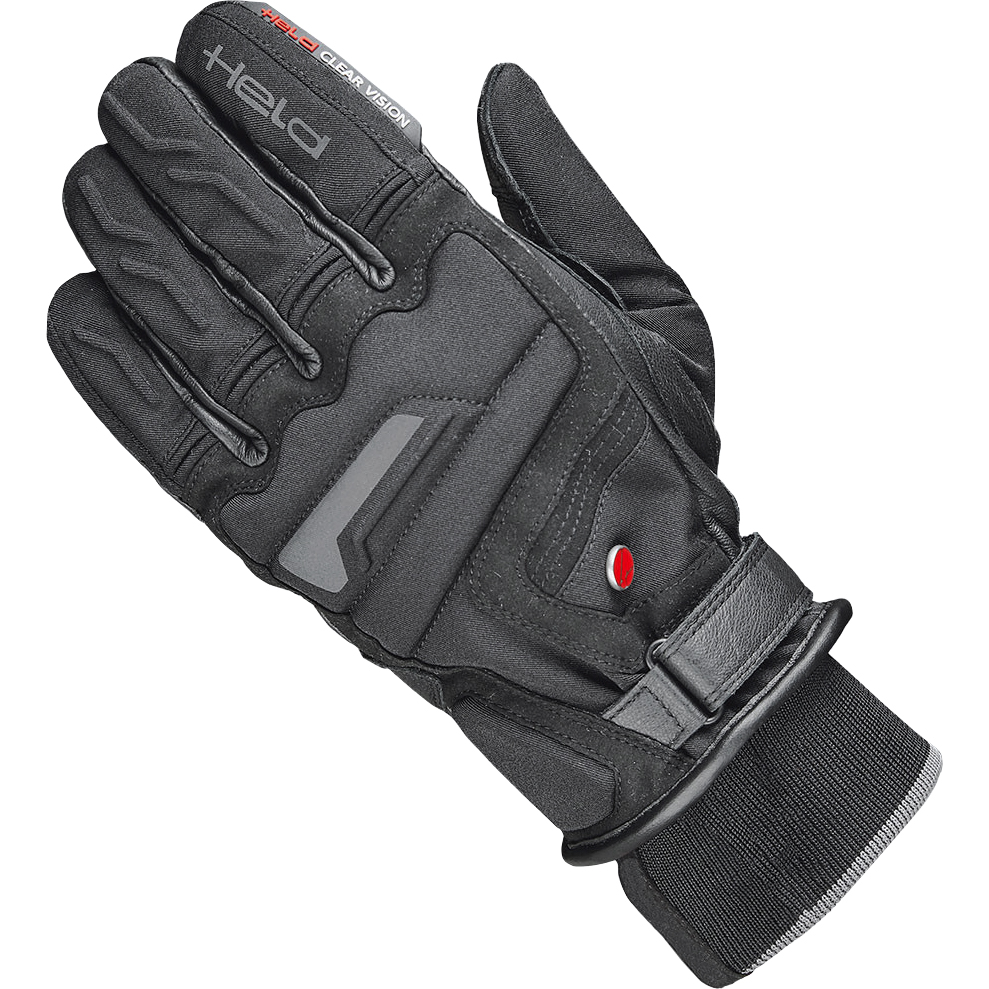 Held Satu KTC Damen Leder-/Textilhandschuh kurz schwarz 6 - Motorradbekleidung - Motorradhandschuhe