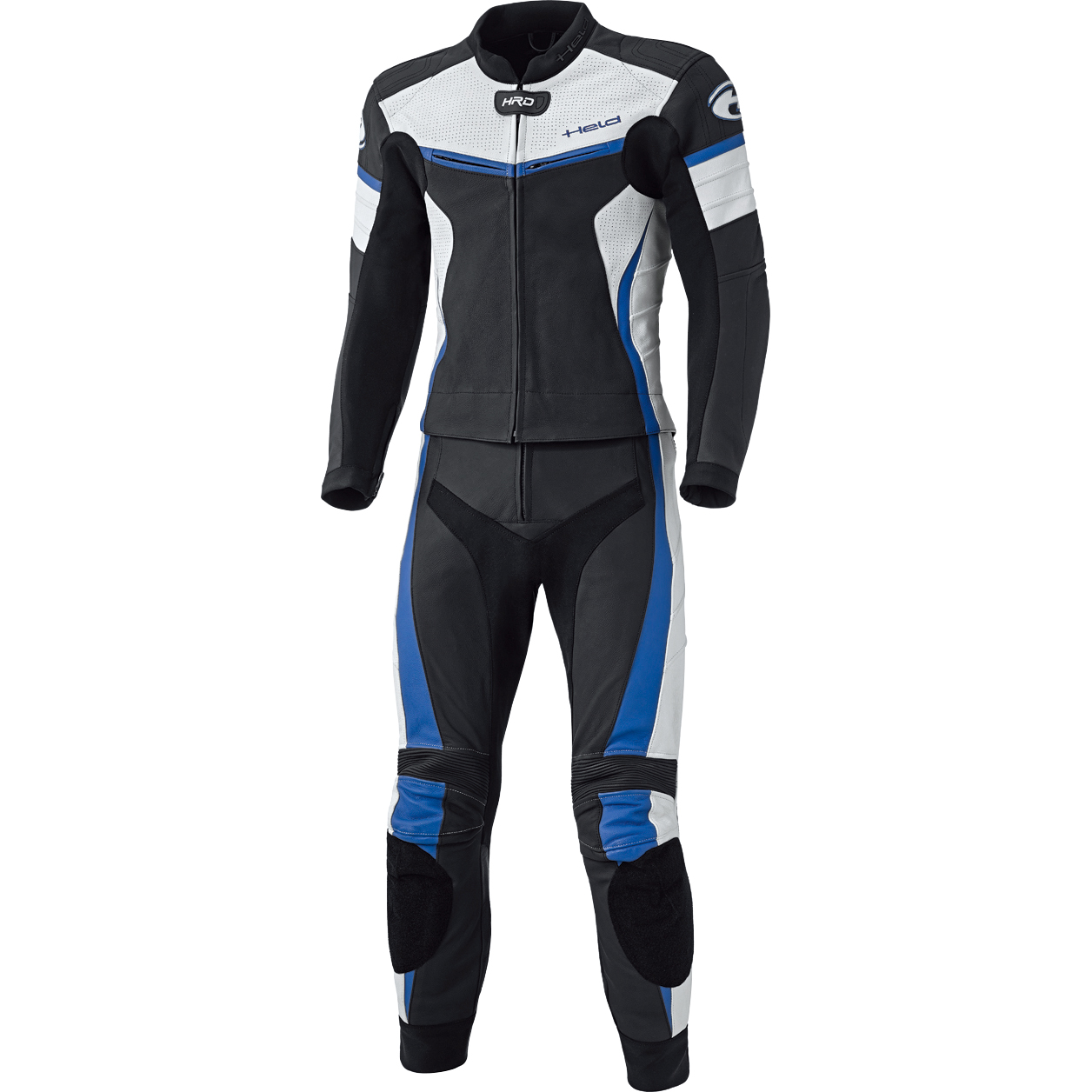 Held Spire Lederkombi 2-tlg. schwarz/blau 62 - Motorradbekleidung - Motorradkombis