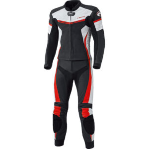 Held Spire Lederkombi 2-tlg. schwarz/rot 58 - Motorradbekleidung - Motorradkombis