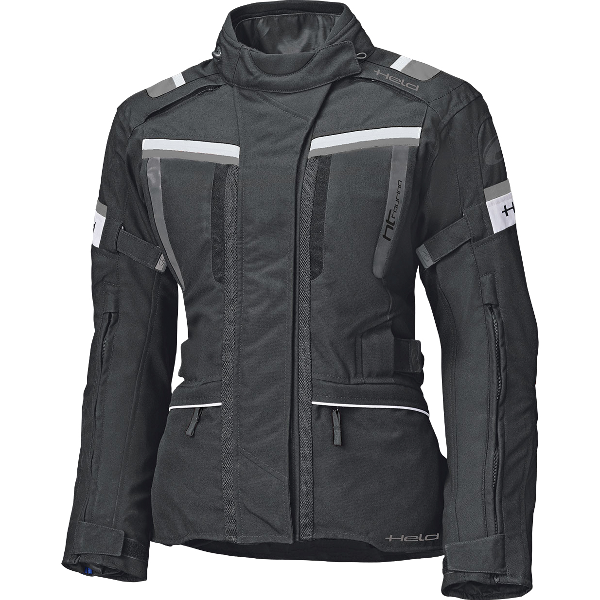 Held Tourino Top Damen Textiljacke schwarz/weiß S (lang) - Motorradbekleidung - Motorradjacken
