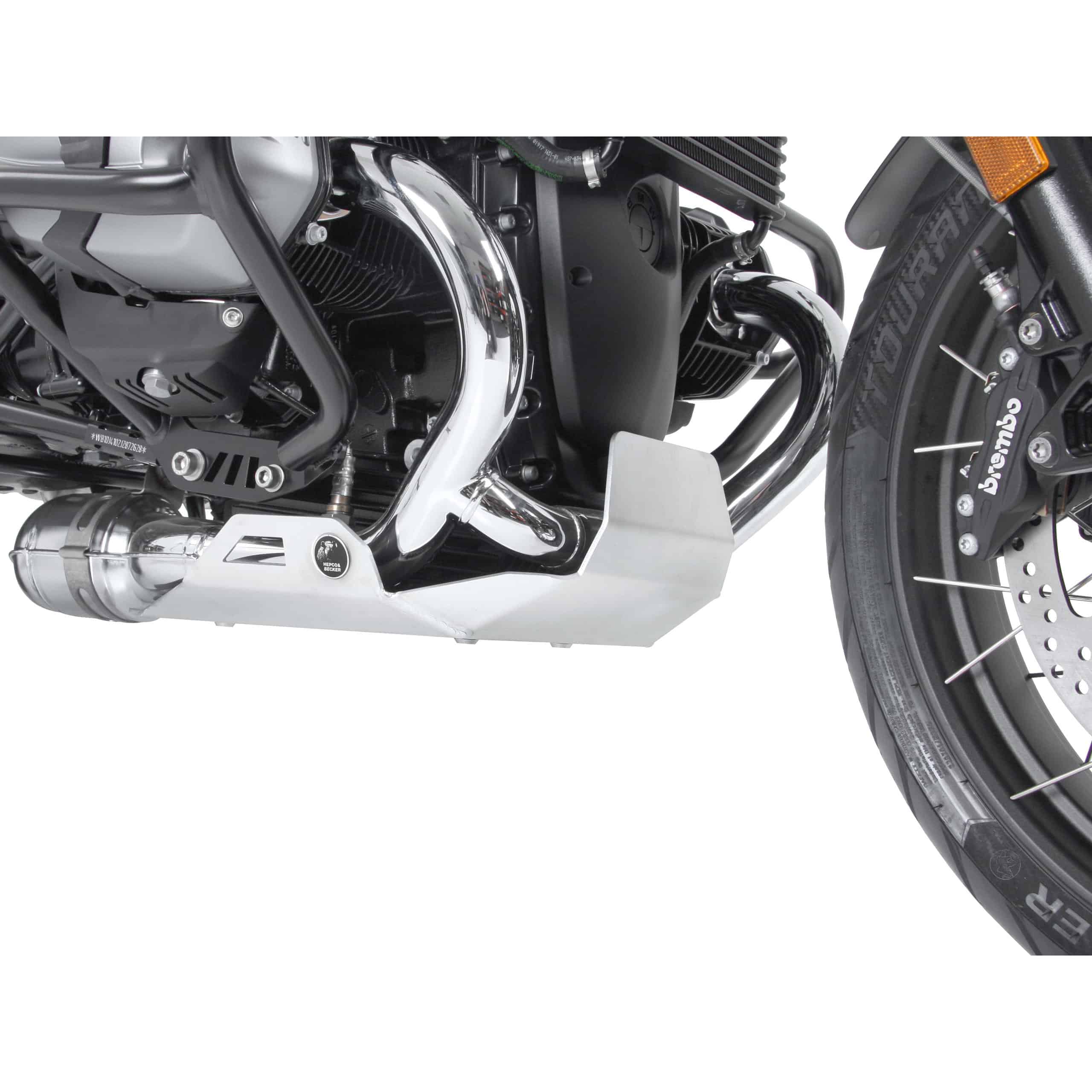 Hepco & Becker Alu Motorschutz für BMW R nineT Racer silber - Motorradteile & Ersatzteile - Verkleidungen & Abdeckungen
