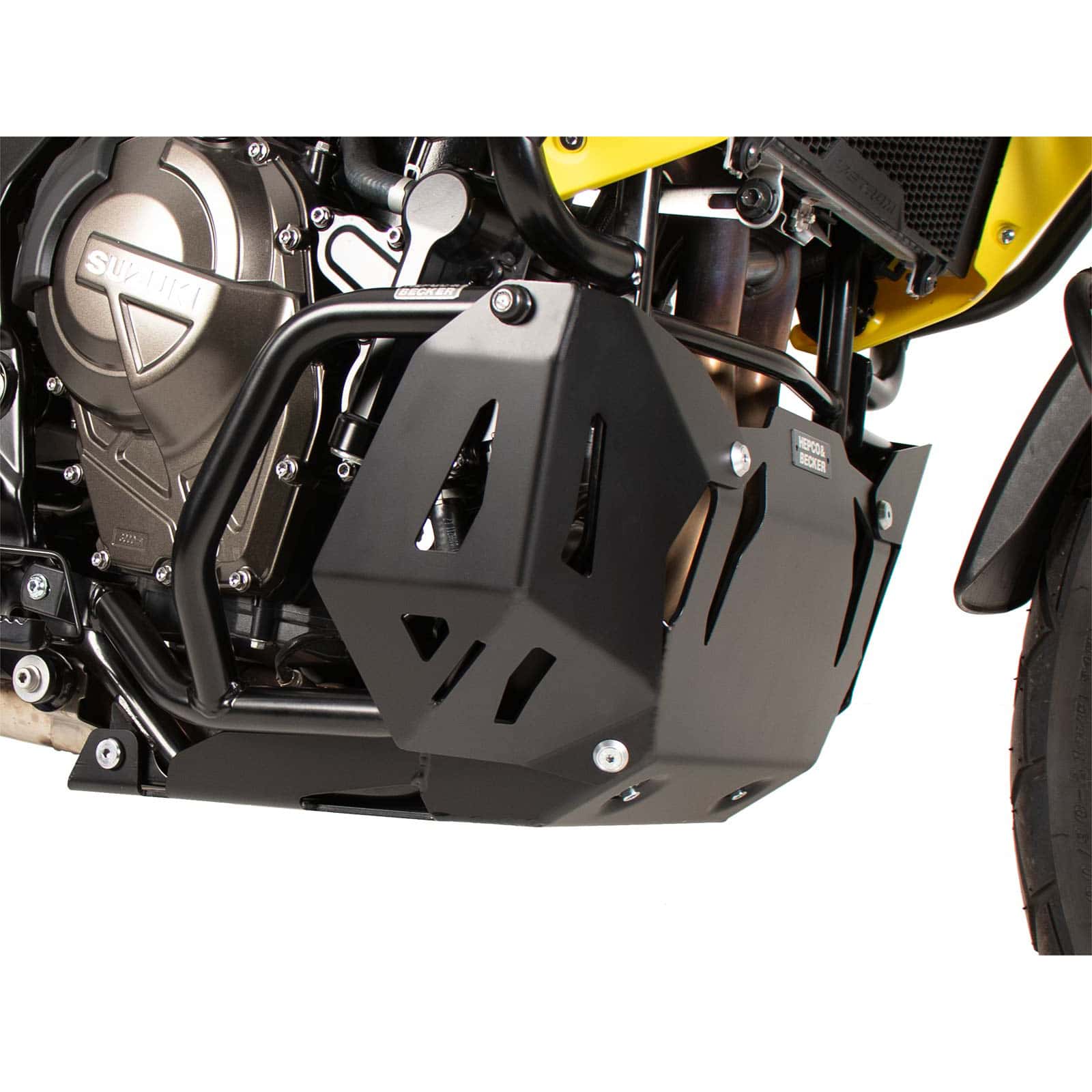 Hepco & Becker Alu Motorschutz schwarz für Suzuki DL 800 V-Strom DE - Motorradteile & Ersatzteile - Verkleidungen & Abdeckungen