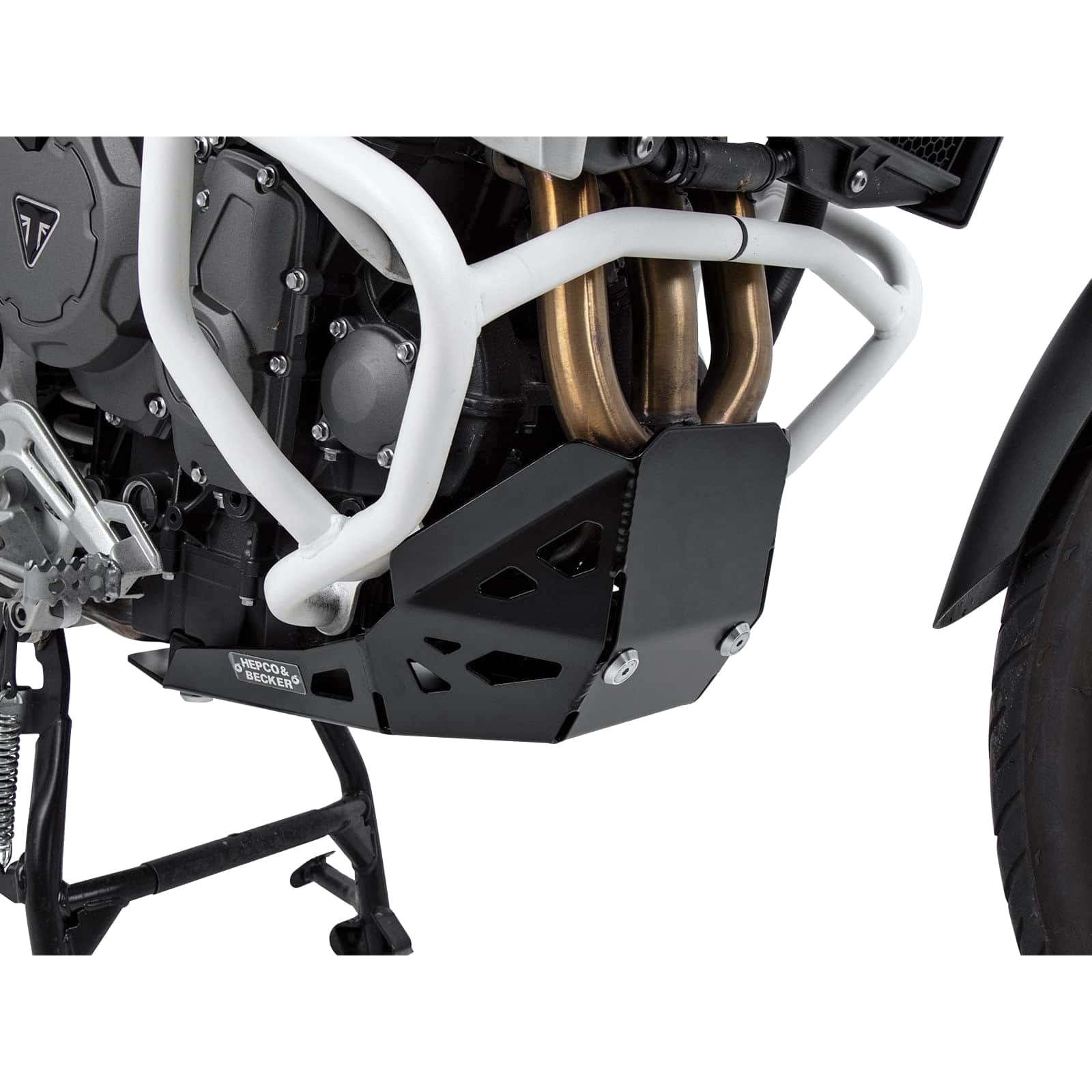 Hepco & Becker Alu Motorschutz schwarz für Triumph Tiger 850 Sport - Motorradteile & Ersatzteile - Verkleidungen & Abdeckungen